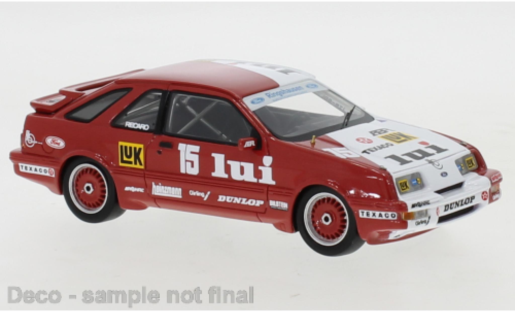 Ford Sierra 1/43 Neo XR4Ti No.15 DPM Zolder 1987 M.Reuter modellino in miniatura