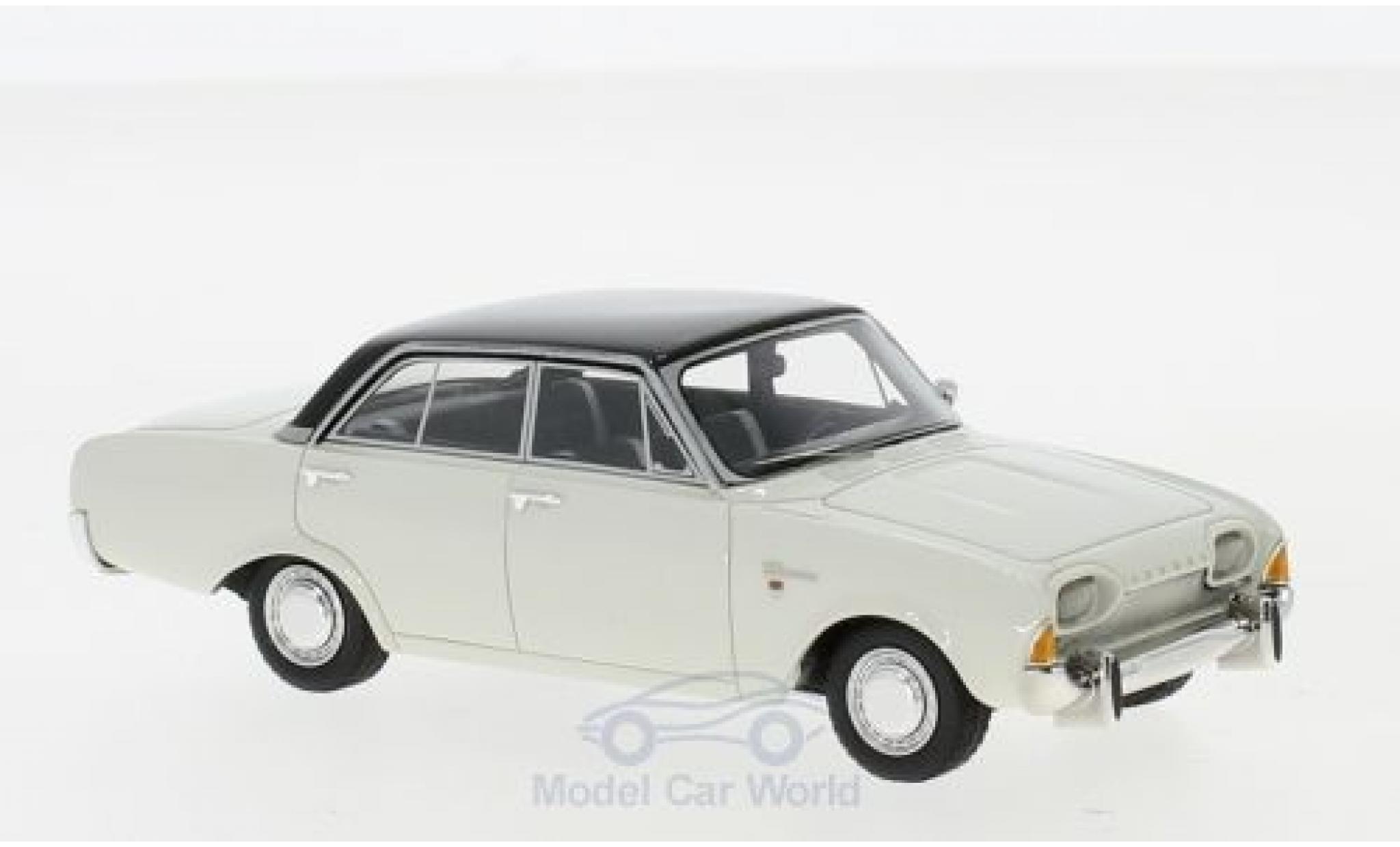 Ford Taunus 1/43 Neo 17m (P3) bianco/nero 1960 modellino in miniatura