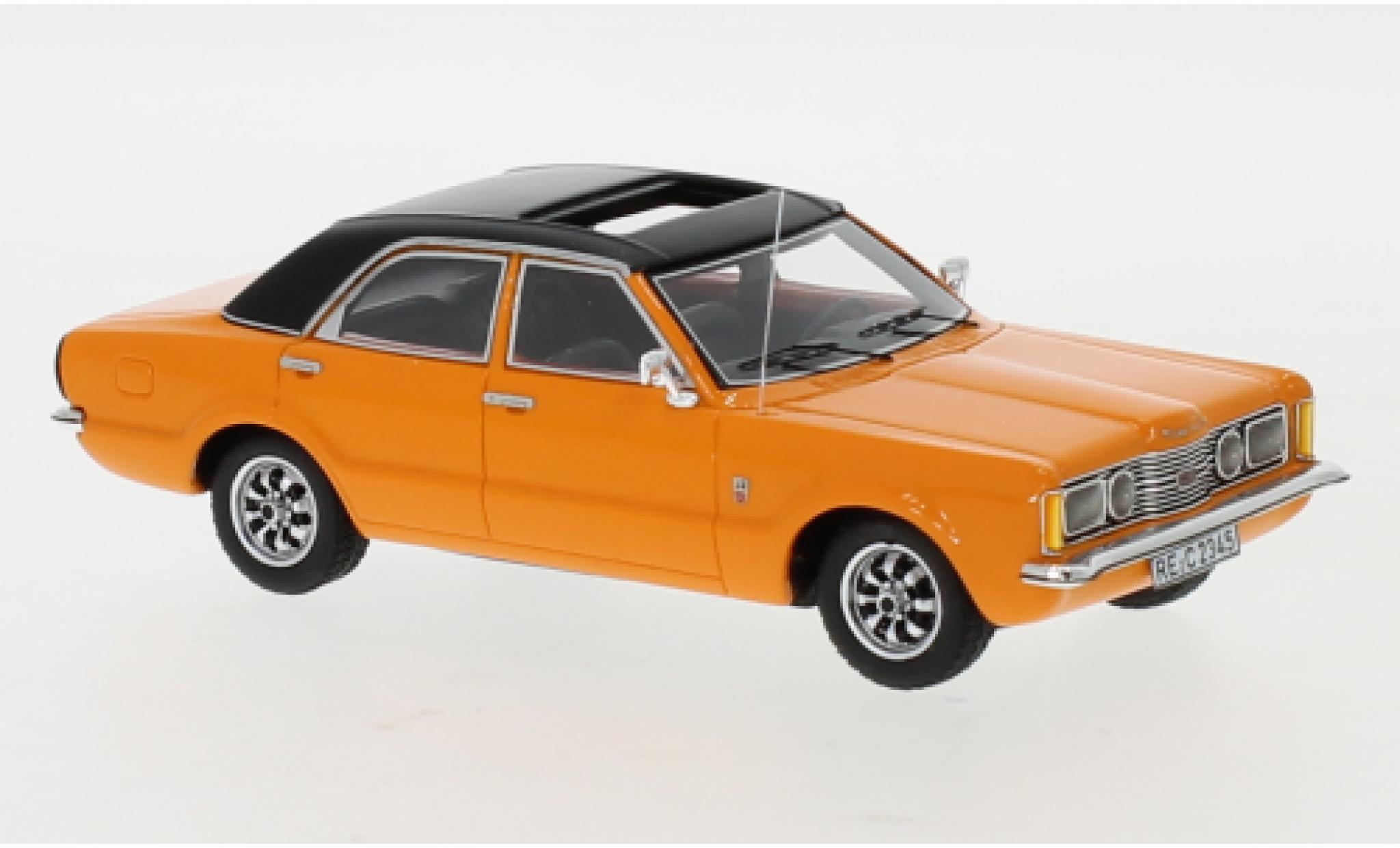 Ford Taunus 1/43 Neo GXL orange/nero 1973 modellino in miniatura