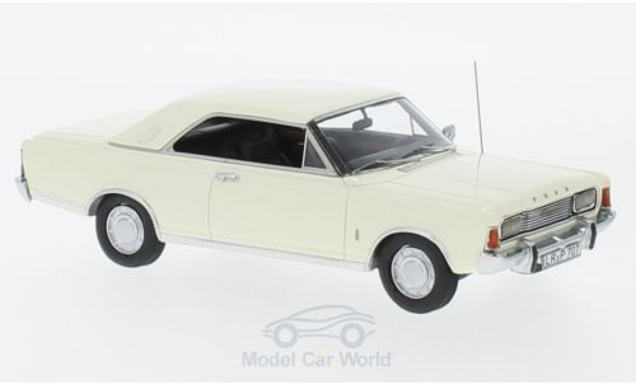 Ford Taunus 1971 1/43 Neo P7b 20M Coupe bianco 1971 modellino in miniatura