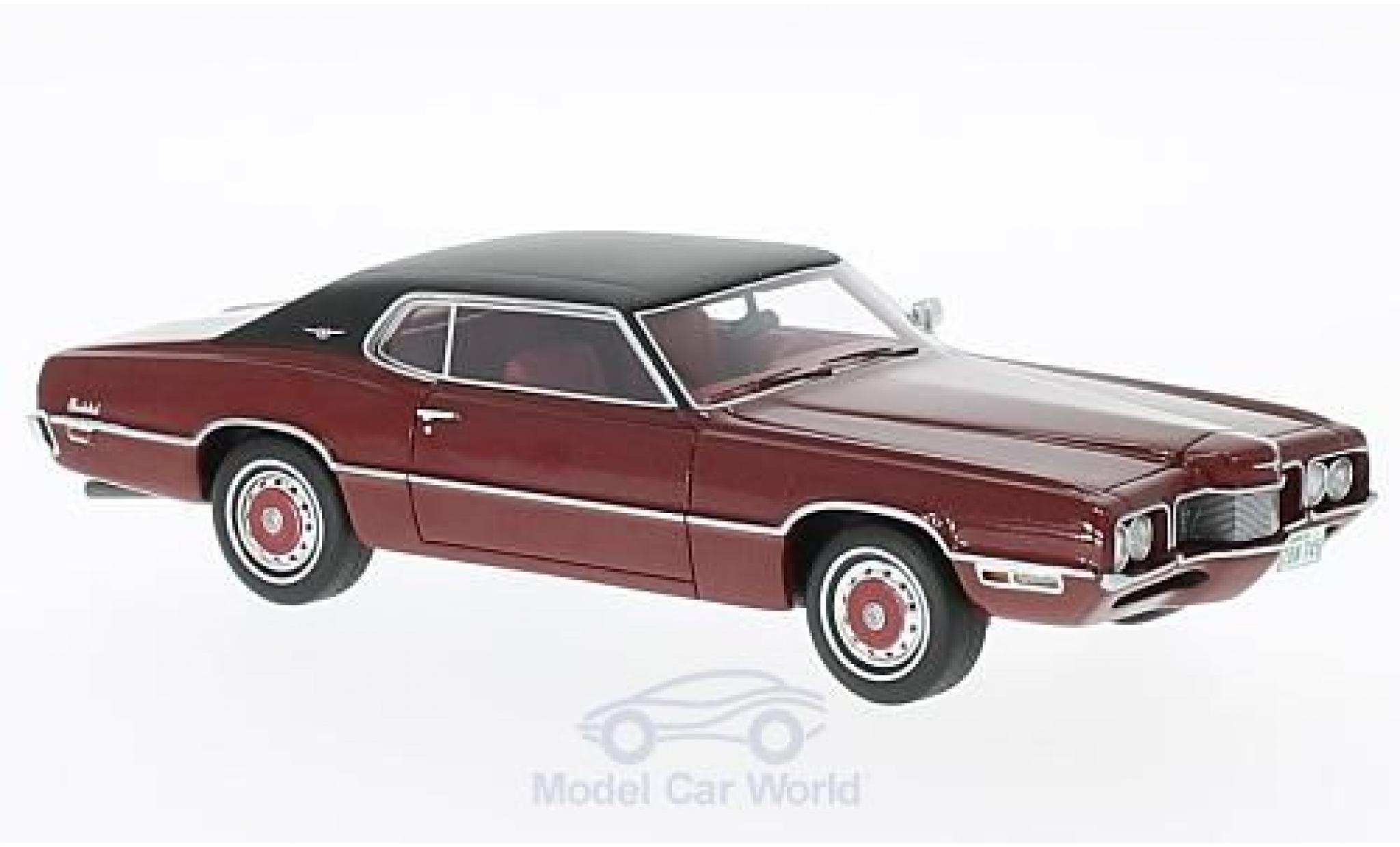 Ford Thunderbird 1/43 Neo 2-Door Landau rosso/nero 1970 modellino in miniatura