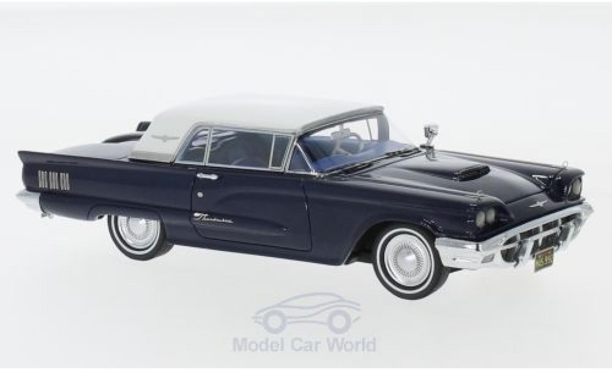 Ford Thunderbird 1/43 Neo Hardtop metallico blu/bianco 1960 modellino in miniatura