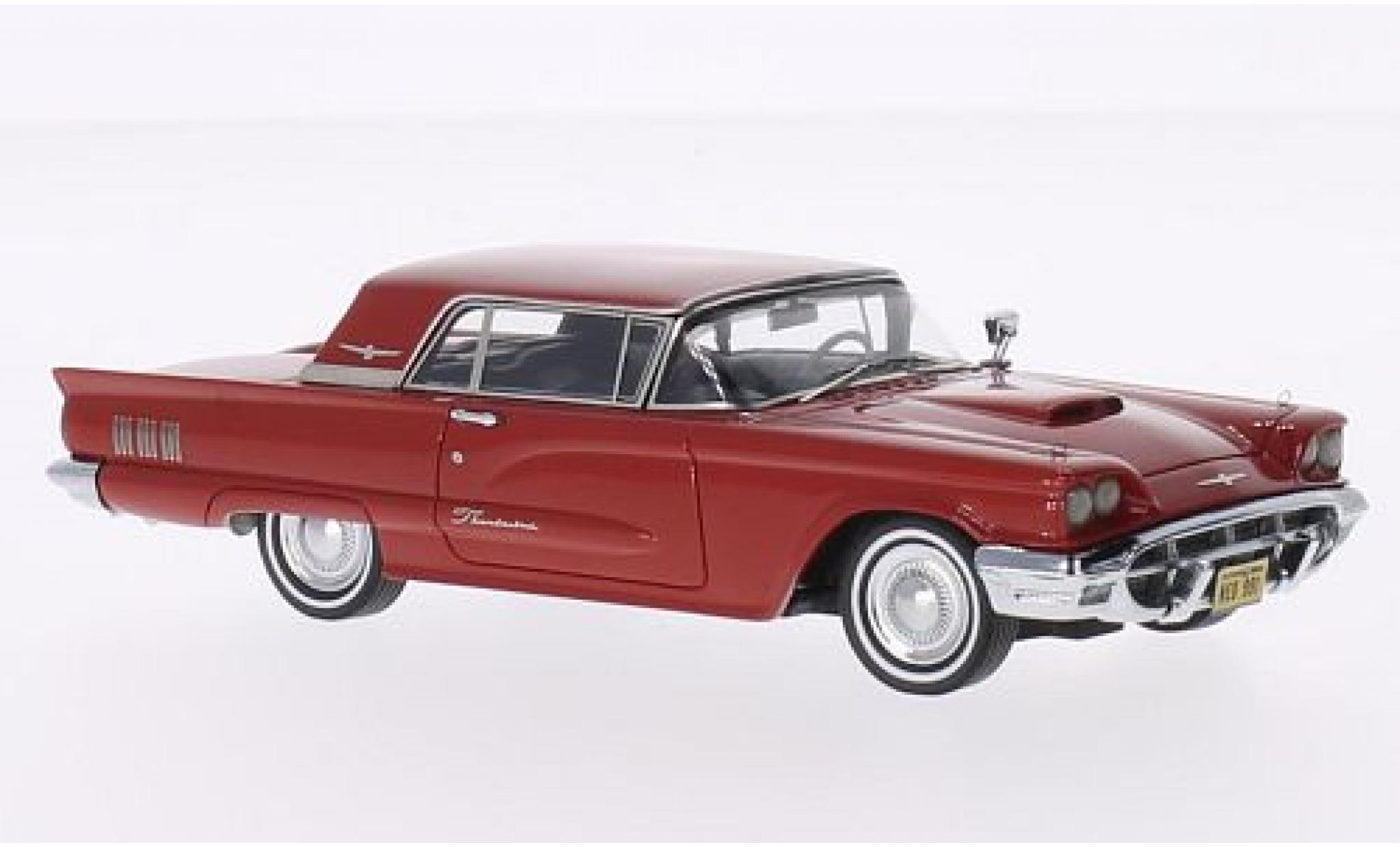 Ford Thunderbird 1/43 Neo Hardtop rosso 1960 modellino in miniatura