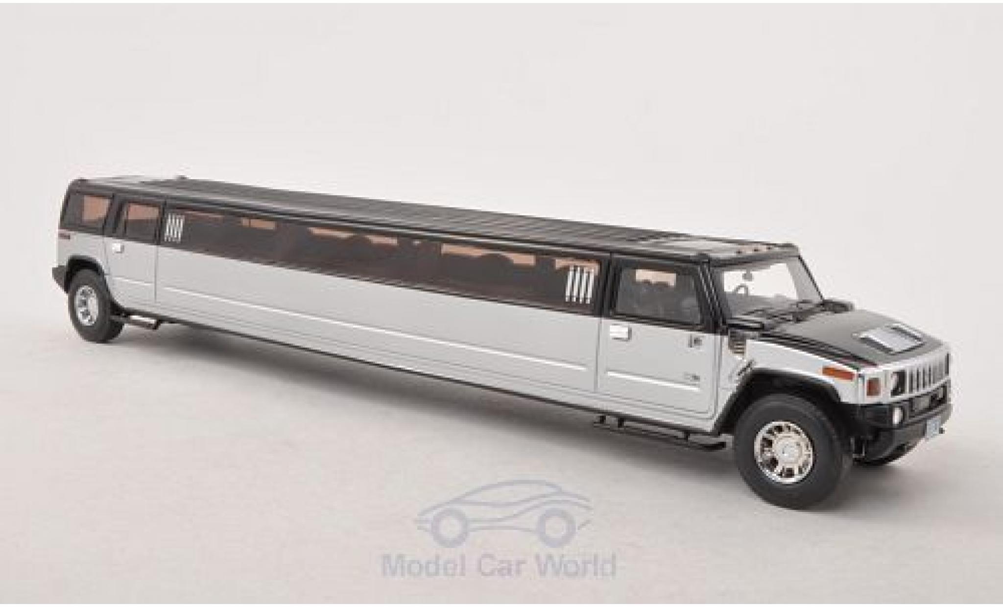 Hummer H2 1/43 Neo Stretch Limousine nero/grigio modellino in miniatura