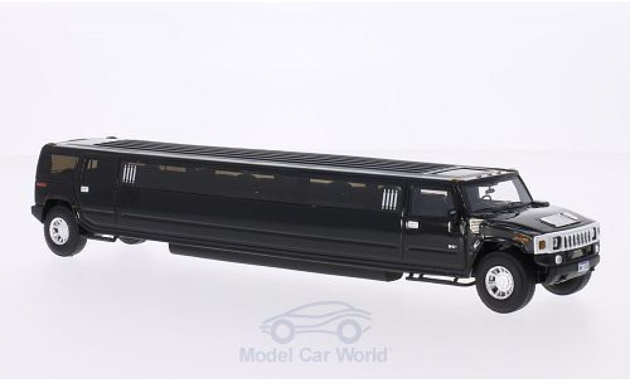 Hummer H2 1/43 Neo Stretchlimousine nero modellino in miniatura