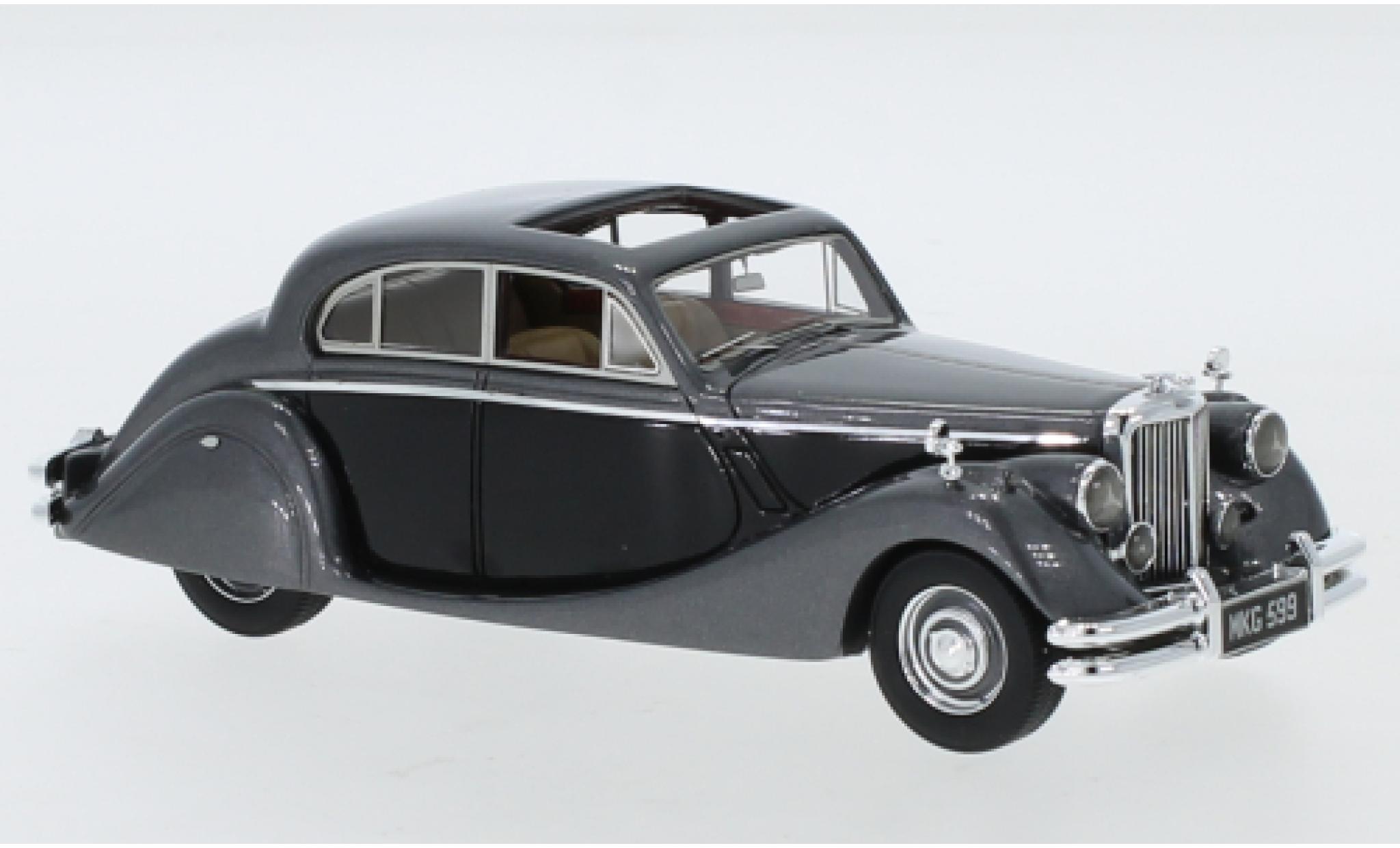 Jaguar MK 1/43 Neo Mk V metallico grigio/nero RHD 1950 modellino in miniatura