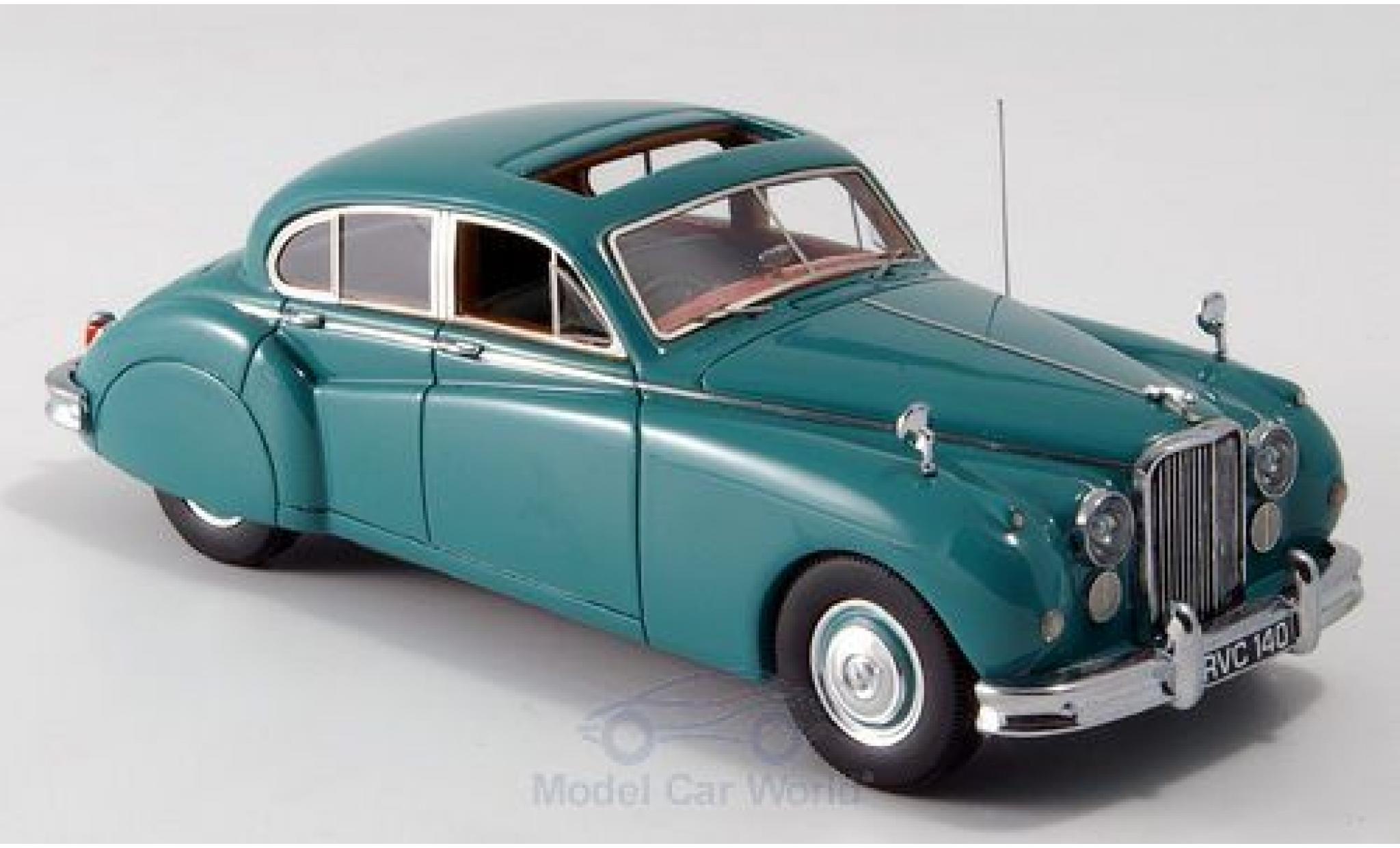 Jaguar MK 9 1/43 Neo VII verde RHD 1955 modellino in miniatura