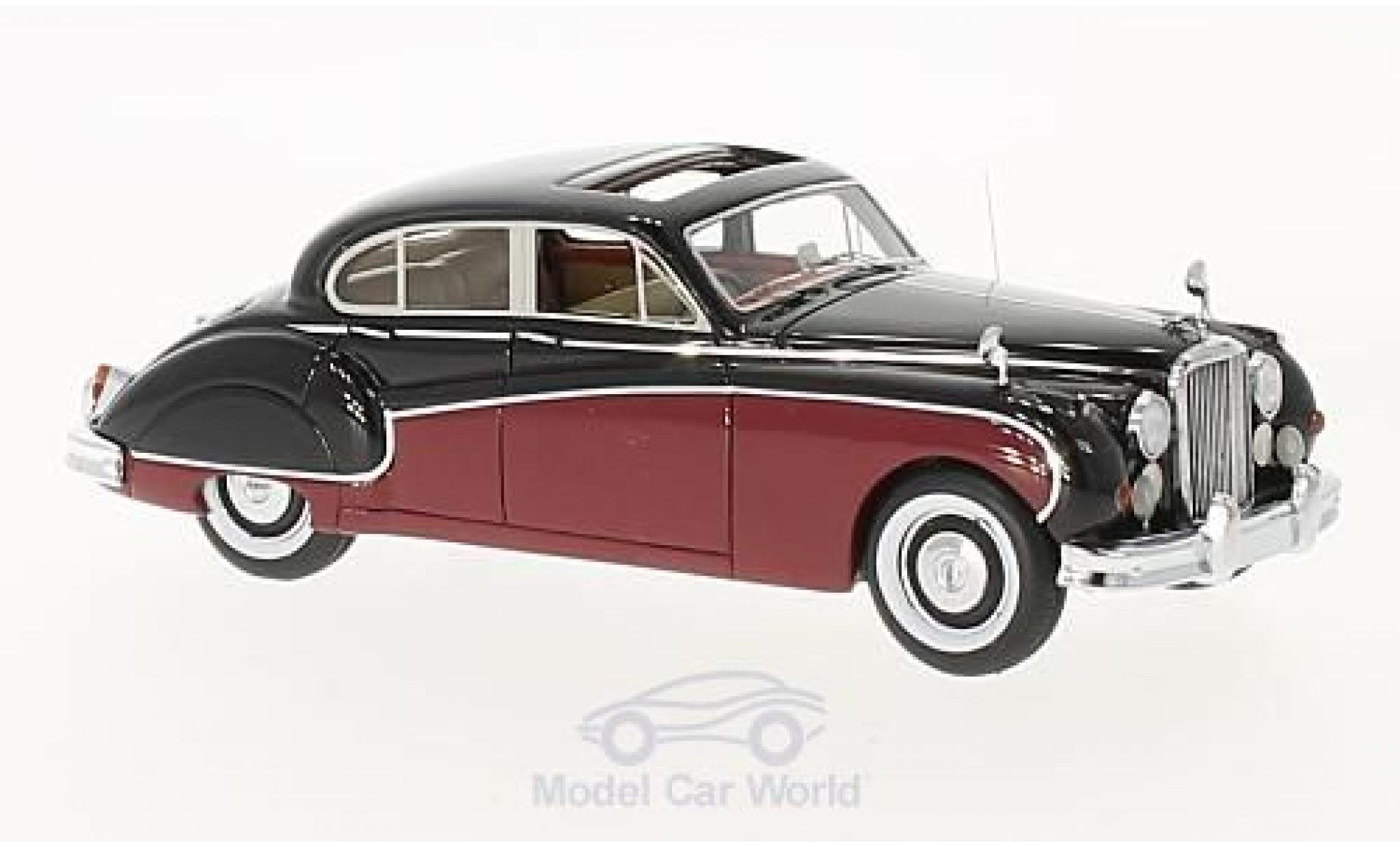 Jaguar MK 9 1/43 Neo VIII rosso/nero RHD 1955 modellino in miniatura