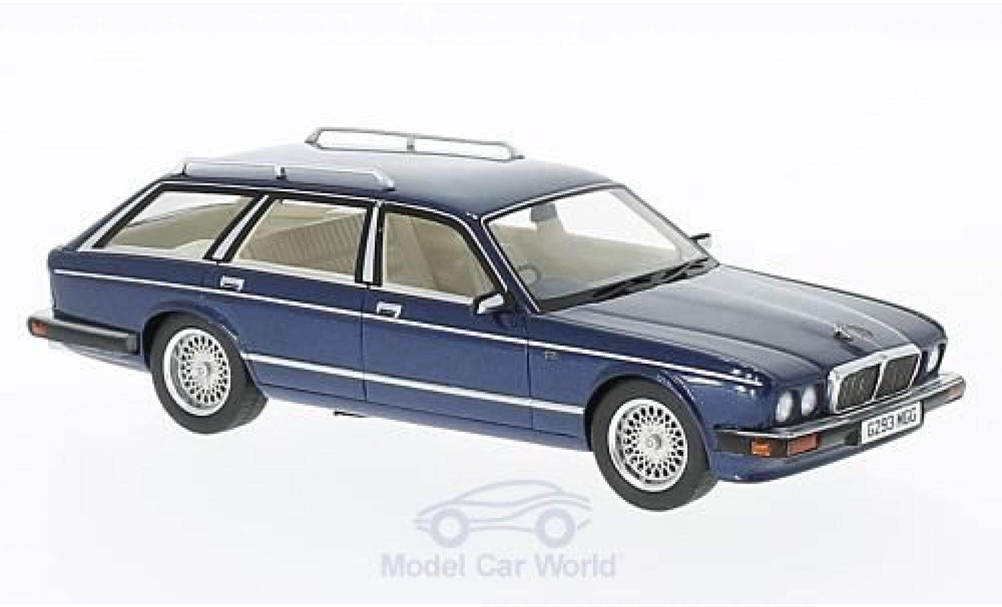 Jaguar XJ 40 1/43 Neo 40 Shooting Brake metallico blu RHD 1989 modellino in miniatura