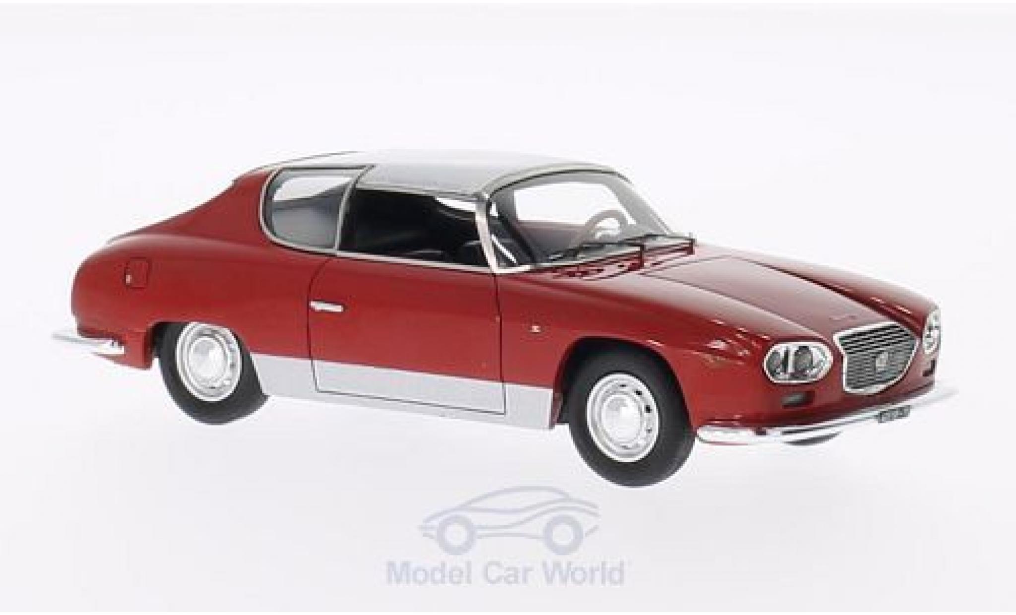 Lancia Flavia 1/43 Neo Sport Zagato rosso/grigio 1963 modellino in miniatura