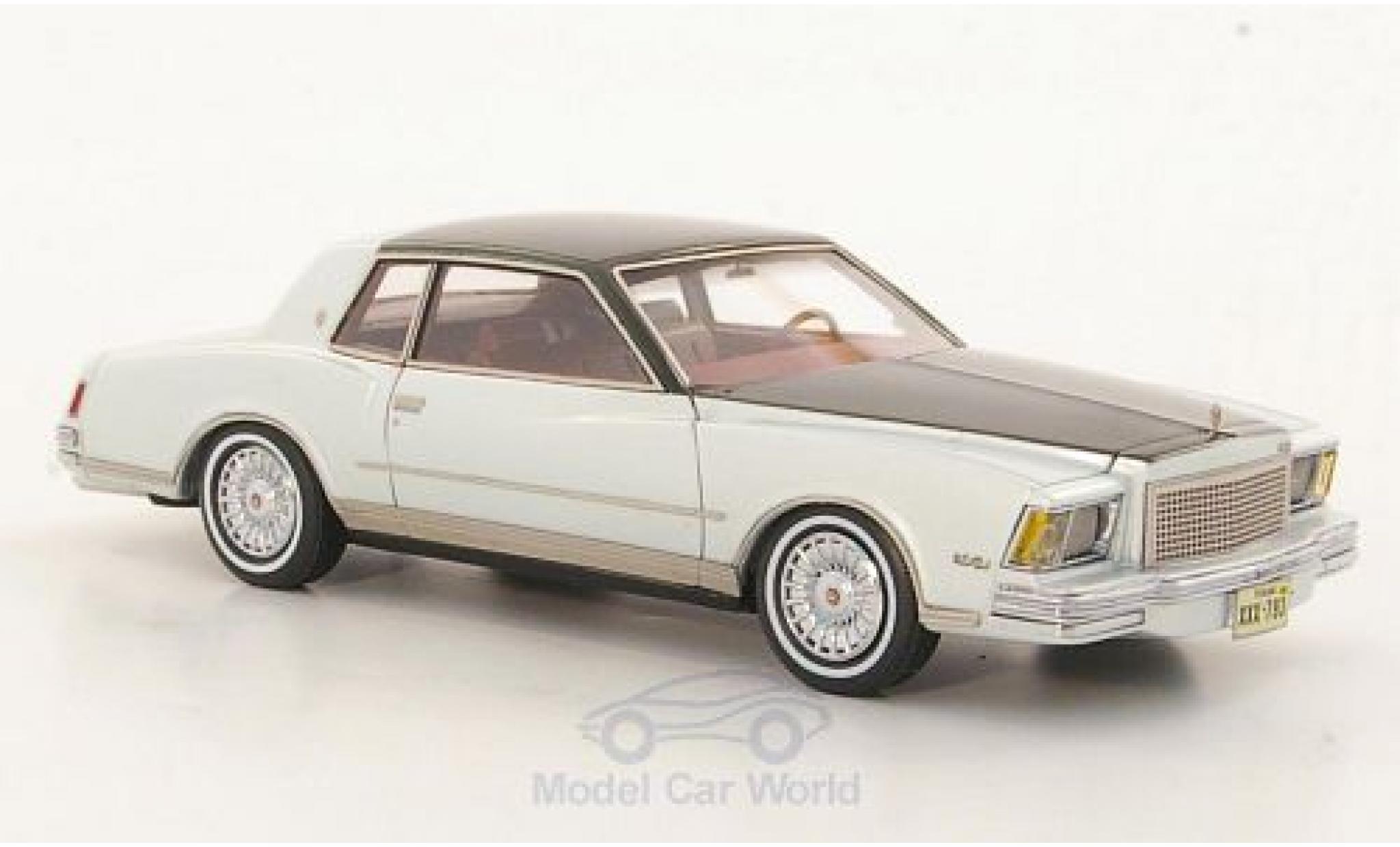Chevrolet Monte Carlo 1/43 Neo grigio/metallico grigio 1978 modellino in miniatura