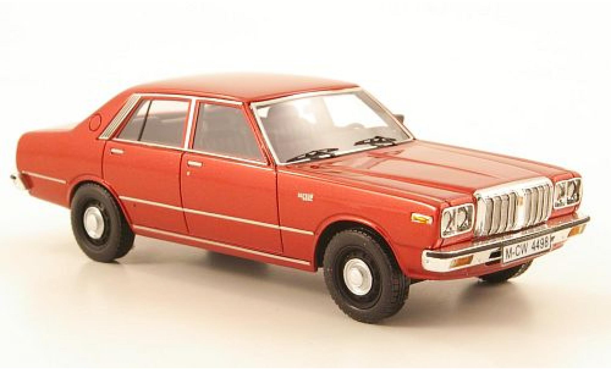 Datsun 200L 1/43 Neo Laurel (C230) metallico rosso modellino in miniatura