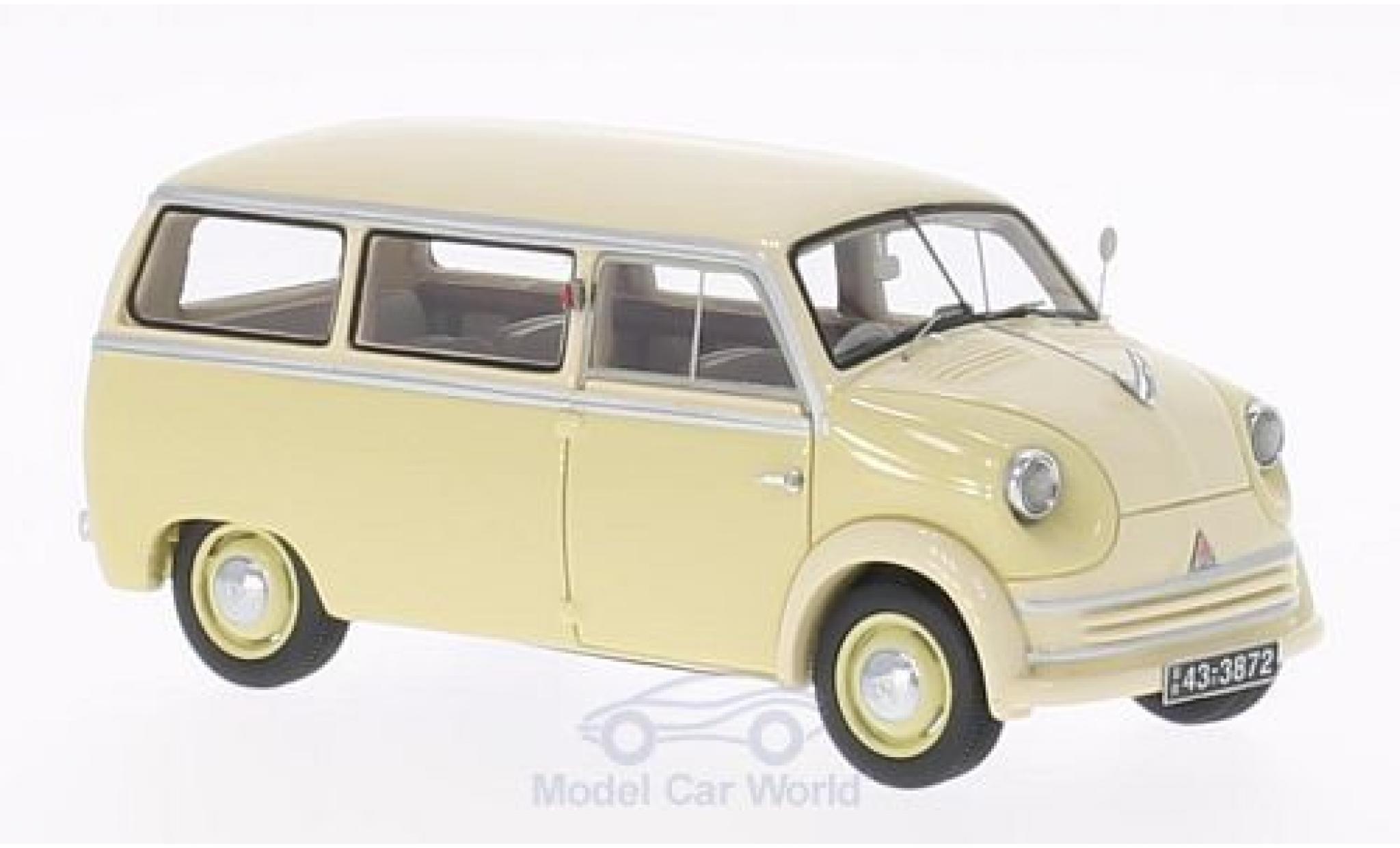 Lloyd LT 1/43 Neo 500/600 beige/beige 1955 modellino in miniatura