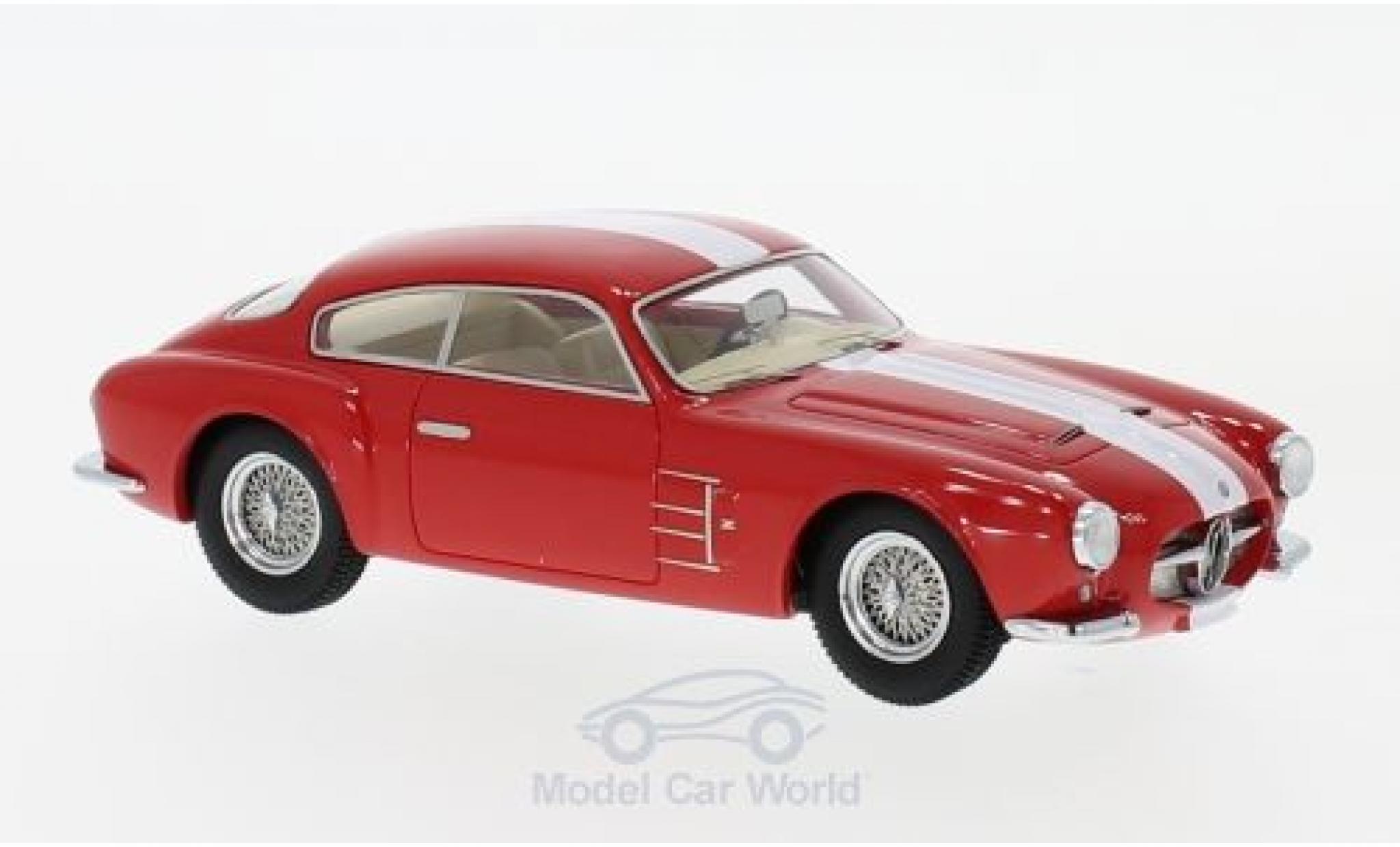 Maserati A6 1/43 Neo G 2000 Zagato rosso/bianco 1956 modellino in miniatura