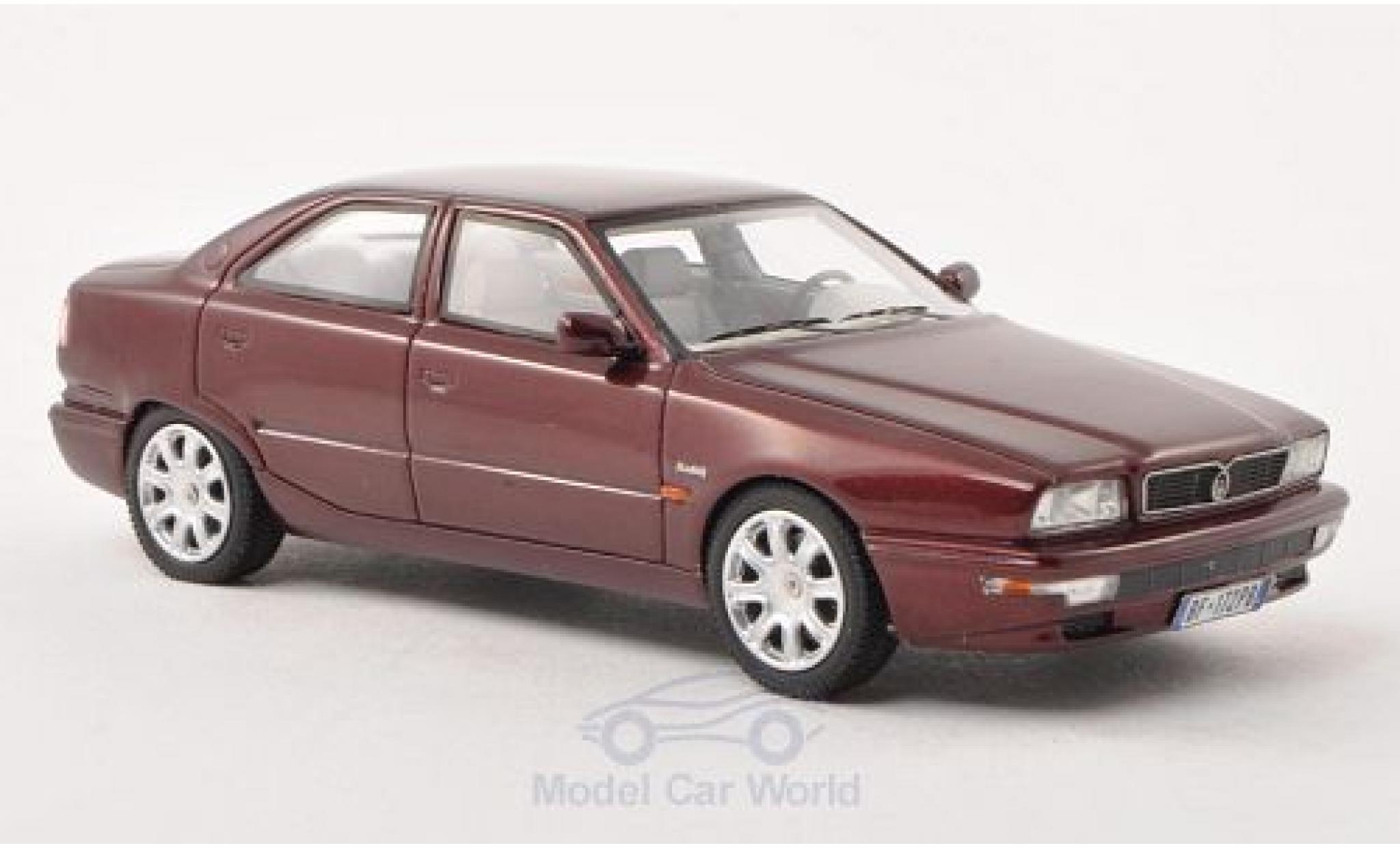 Maserati Quattroporte 1/43 Neo IV metallico rosso 1994 modellino in miniatura