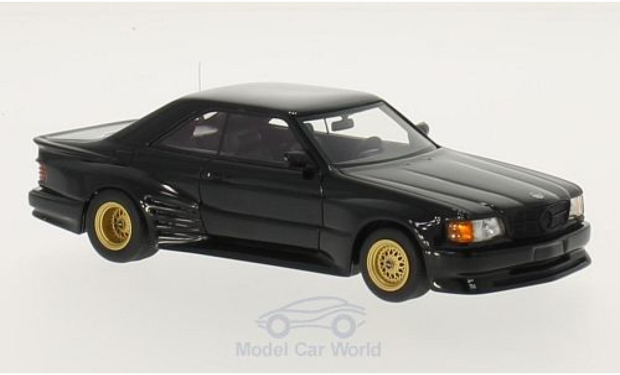 Mercedes 500 SEC 1/43 Neo SEC Koenig Specials nero 1985 modellino in miniatura