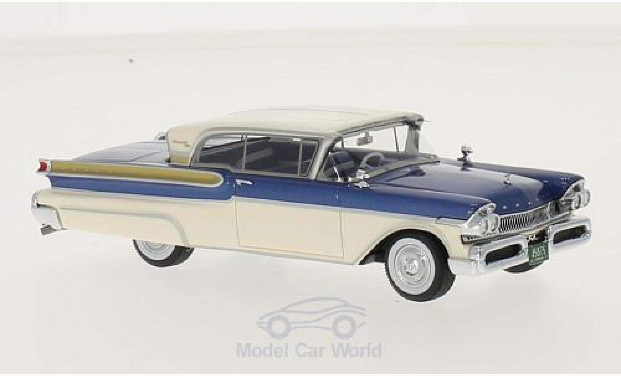 Mercury Turnpike 1/43 Neo Coupe metallico blu/bianco 1957 modellino in miniatura