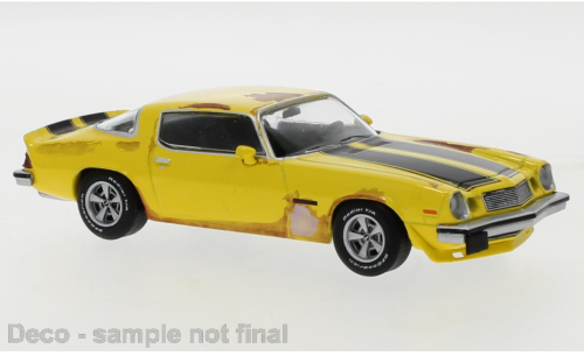 Chevrolet Camaro 1/43 Neo Z28 giallo/nero 1975 modellino in miniatura