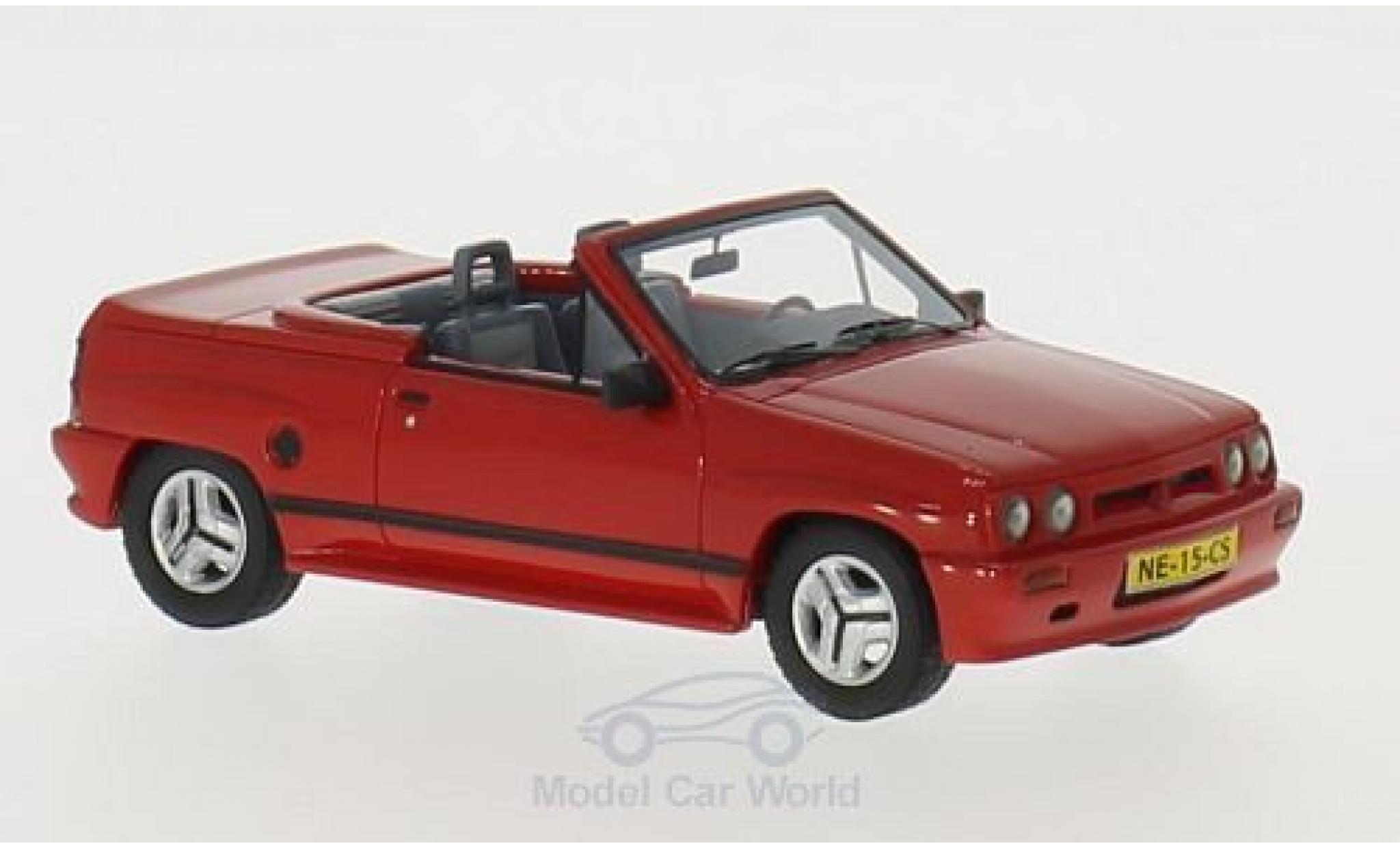 Opel Corsa 1/43 Neo Spider Irmscher i120 rosso 1985 modellino in miniatura