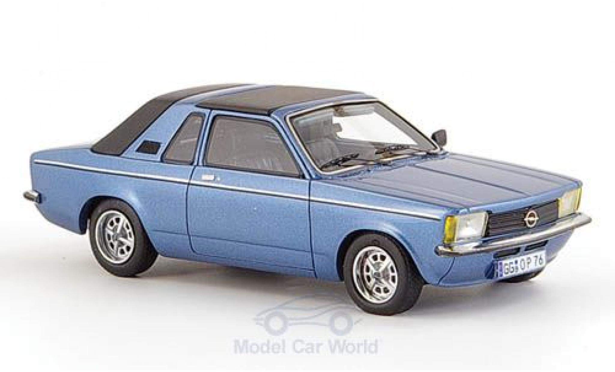 Opel Kadett E 1/43 Neo C Aero metallico blu 1978 Verdeck geschlossen modellino in miniatura