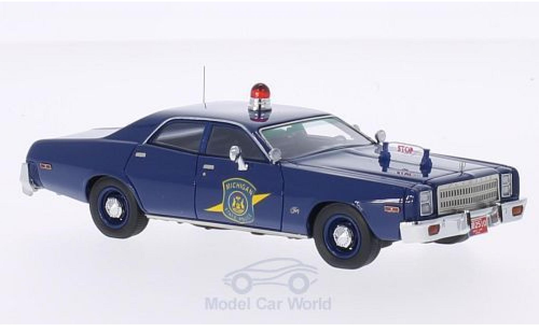 Plymouth Fury 1/43 Neo Michigan State Police 1977 Polizei (USA) modellino in miniatura