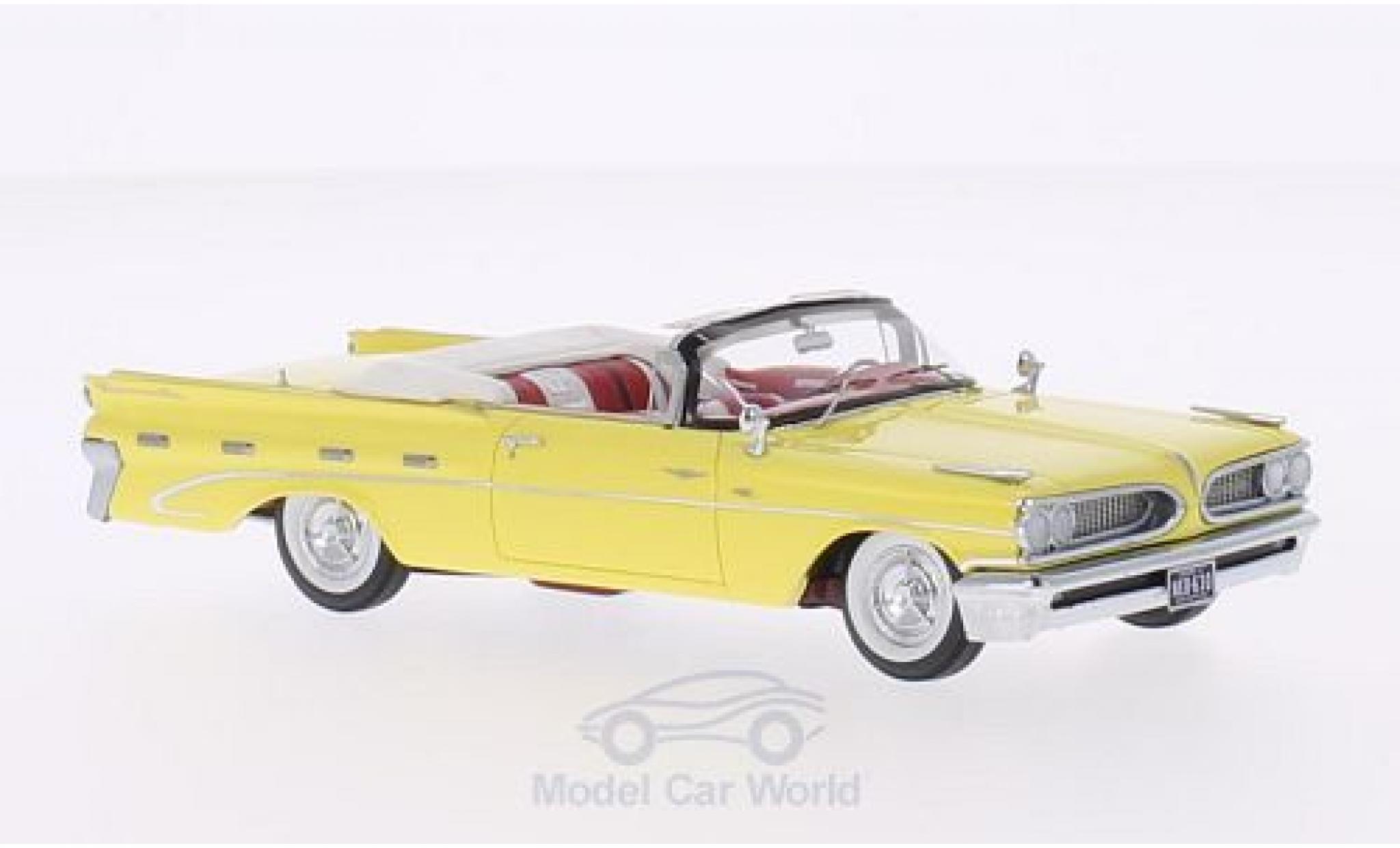 Pontiac Bonneville 1/43 Neo Convertibile giallo 1959 modellino in miniatura