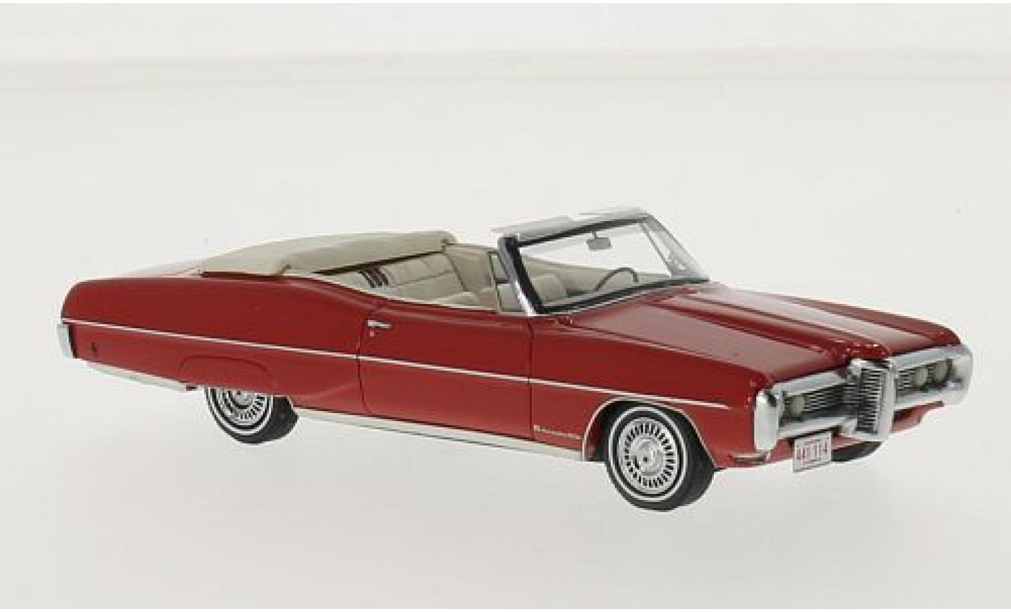 Pontiac Bonneville 1/43 Neo Convertibile rosso 1968 modellino in miniatura
