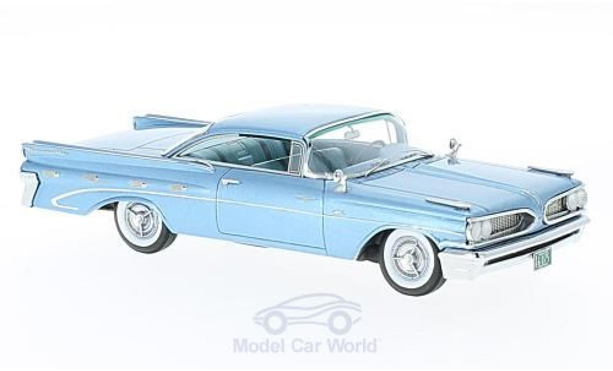 Pontiac Bonneville 1/43 Neo Hardtop metallico blu 1959 modellino in miniatura