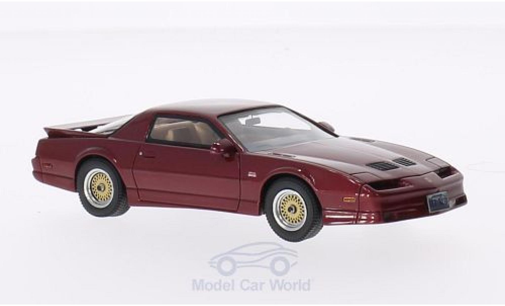 Pontiac Firebird 1/43 Neo Trans Am GTA metallico rosso 1988 modellino in miniatura