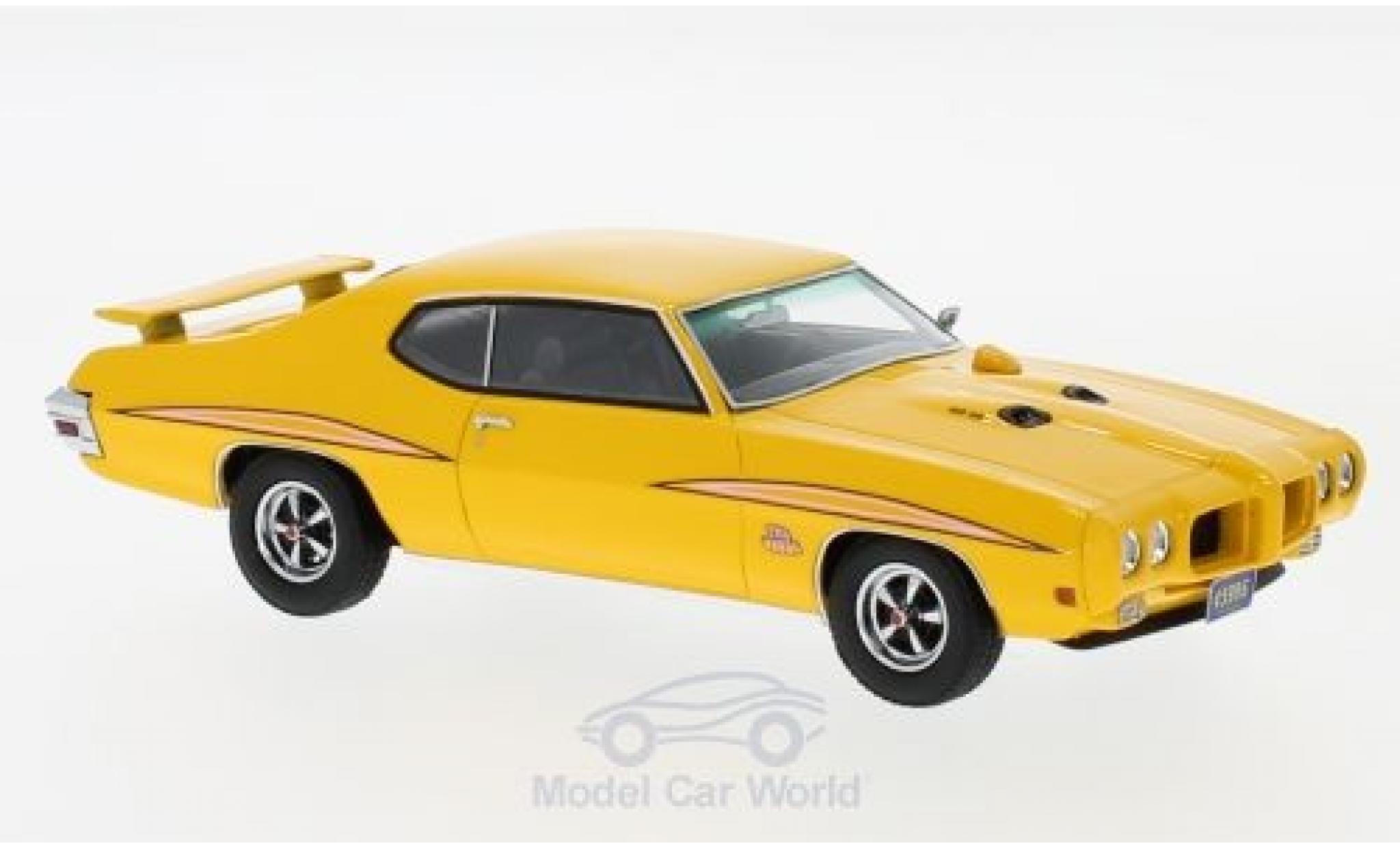 Pontiac GTO 1/43 Neo The Judge giallo 1970 modellino in miniatura