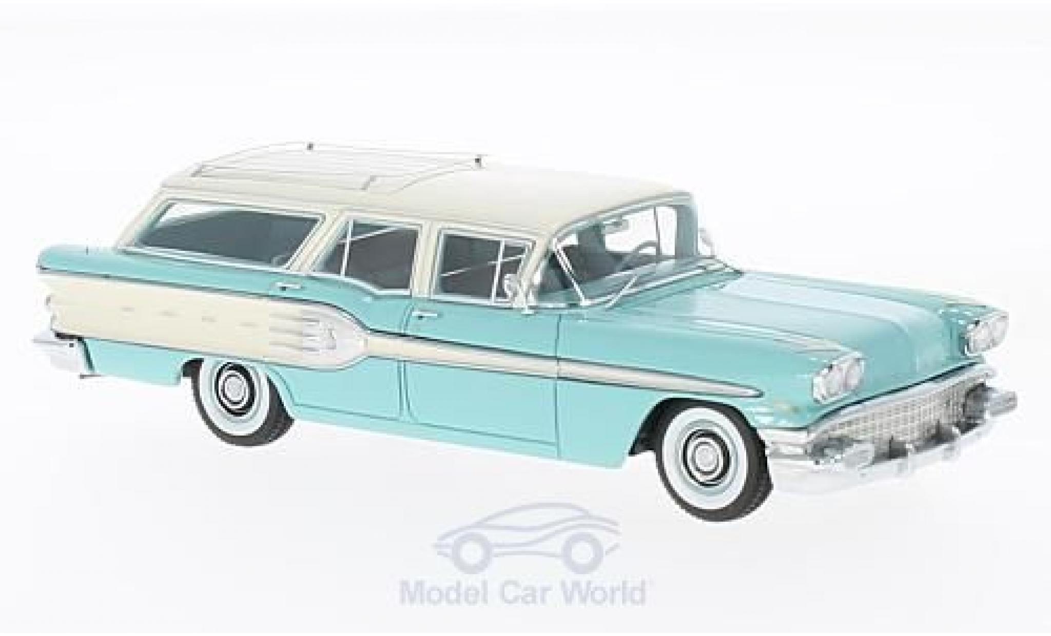 Pontiac Star Chief 1/43 Neo Safari türkis/bianco 1958 modellino in miniatura