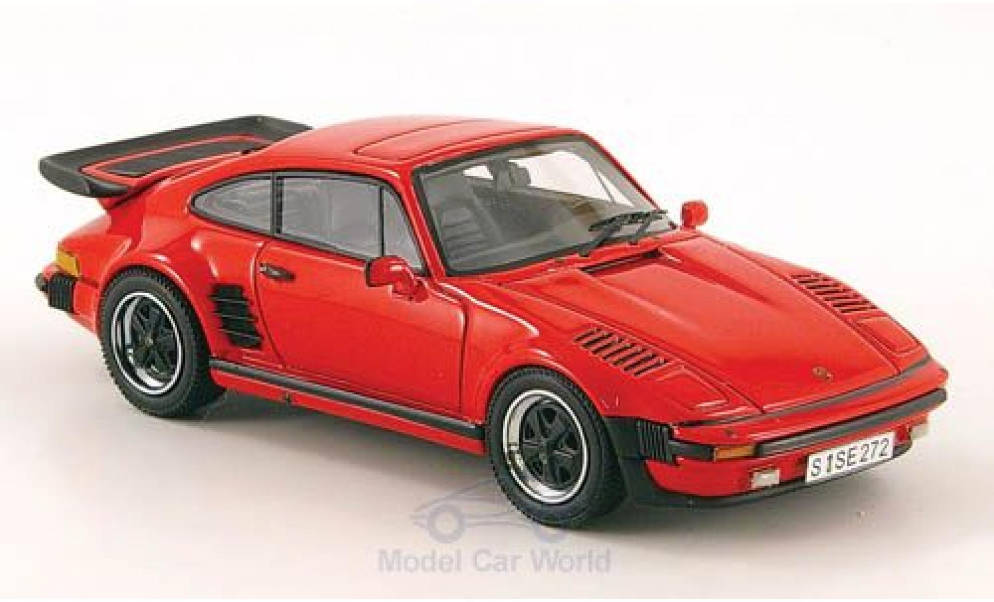 Porsche 930 Turbo 1/43 Neo Turbo SE Flatnose rosso 1987 modellino in miniatura