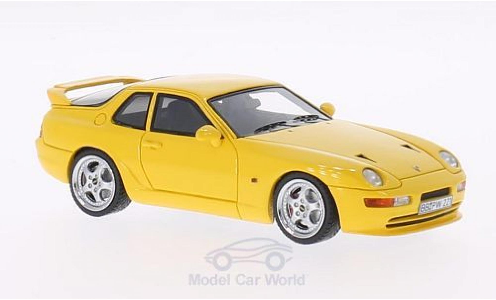 Porsche 993 Turbo S 1/43 Neo 968 Turbo S giallo 1 modellino in miniatura