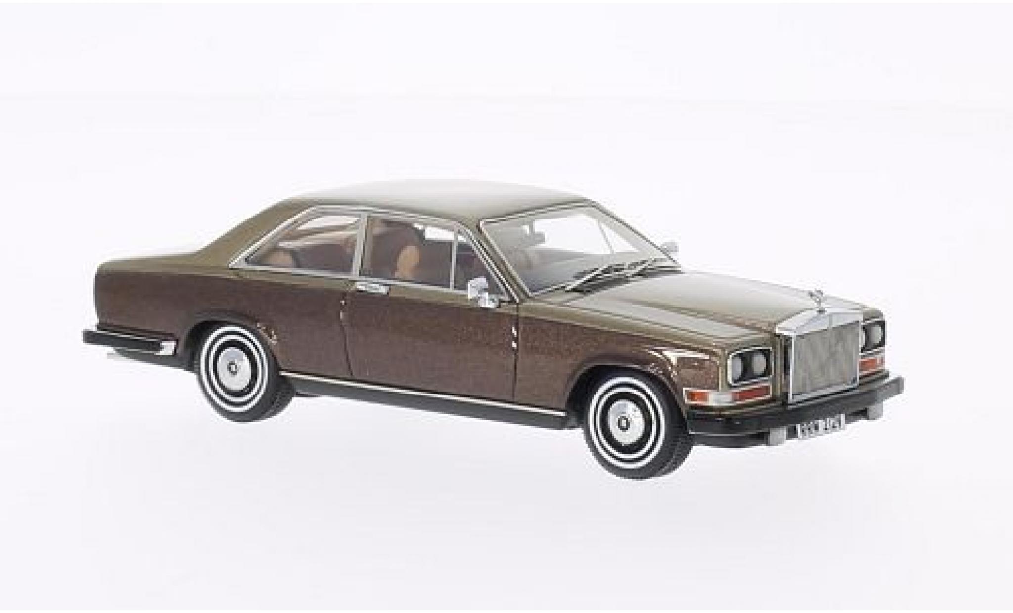 Rolls Royce Camargue 1/43 Neo metallico marroneee/gold 1975 modellino in miniatura