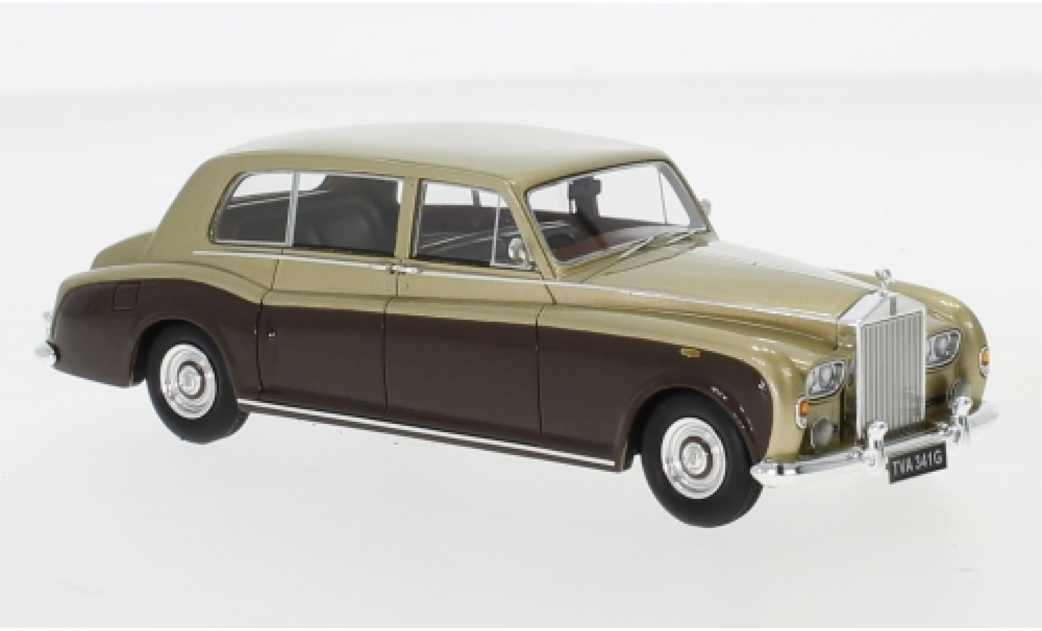 Rolls Royce Phantom 1/43 Neo VI EWB gold/marroneee RHD 1968 modellino in miniatura