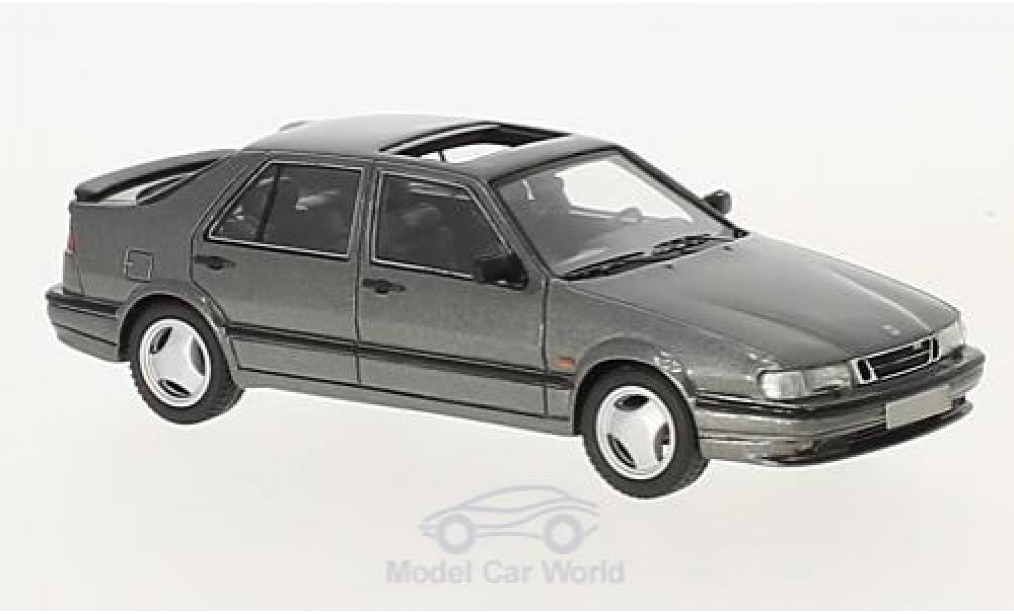 Saab 9000 CS 1/43 Neo CS metallico grigio 1995 modellino in miniatura
