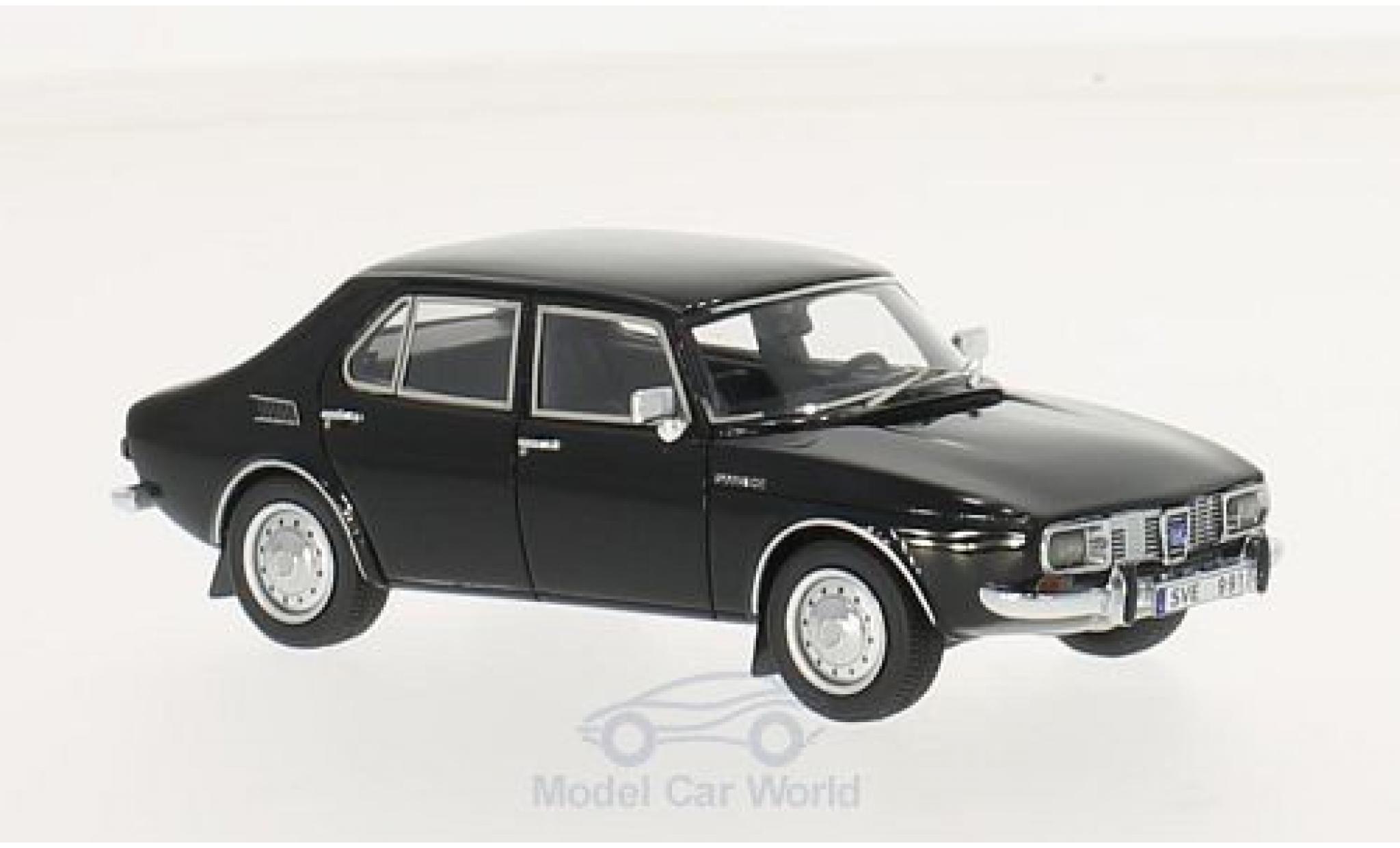 Saab 99 1/43 Neo nero 1971 4-Türer modellino in miniatura