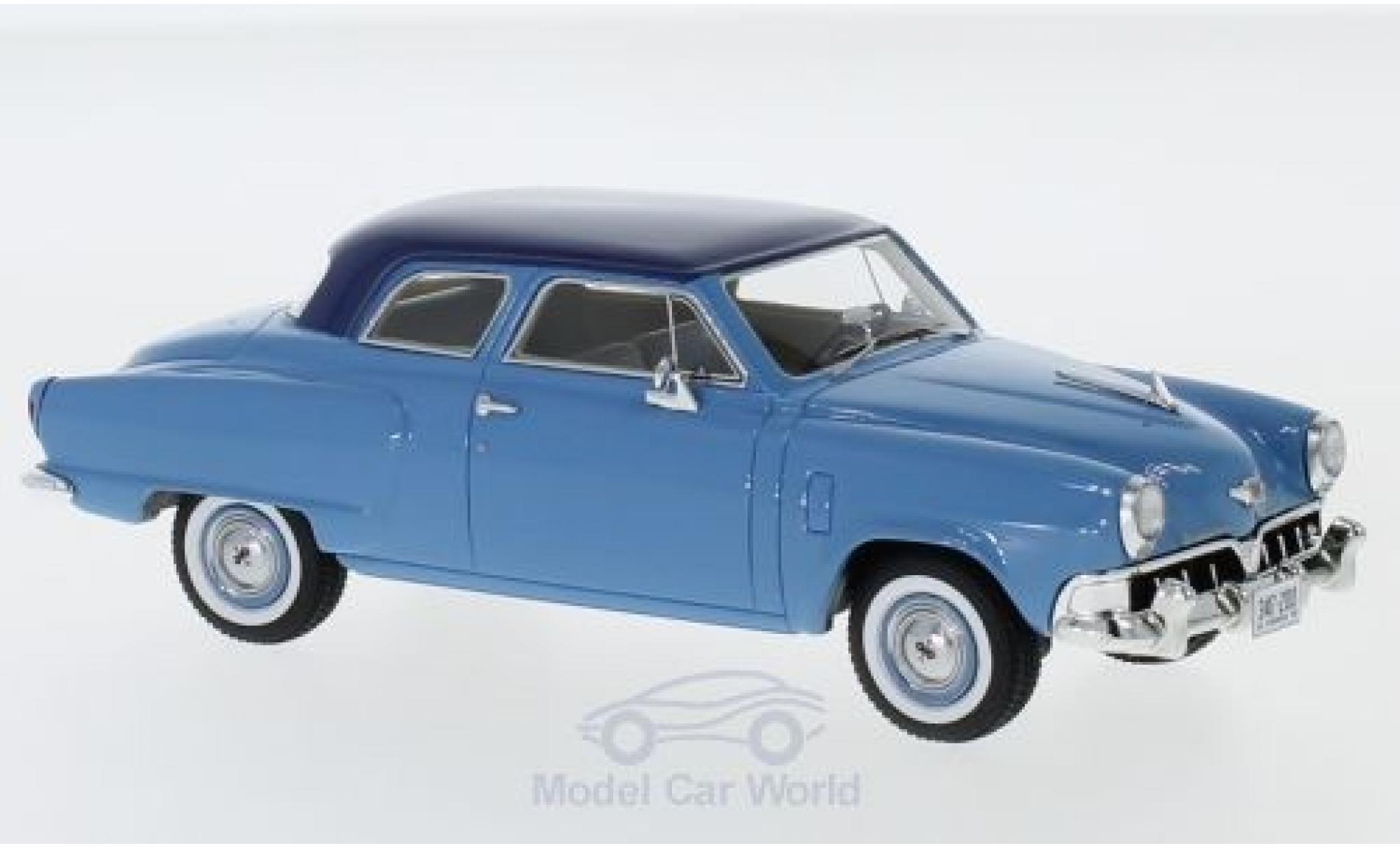 Studebaker Champion 1/43 Neo Custom 2-door Sedan blu/blu 1952 modellino in miniatura