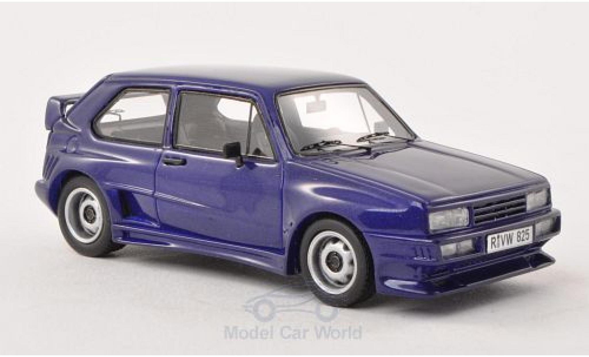 Volkswagen Golf V 1/43 Neo I Rieger GTO metallico lila 1980 modellino in miniatura