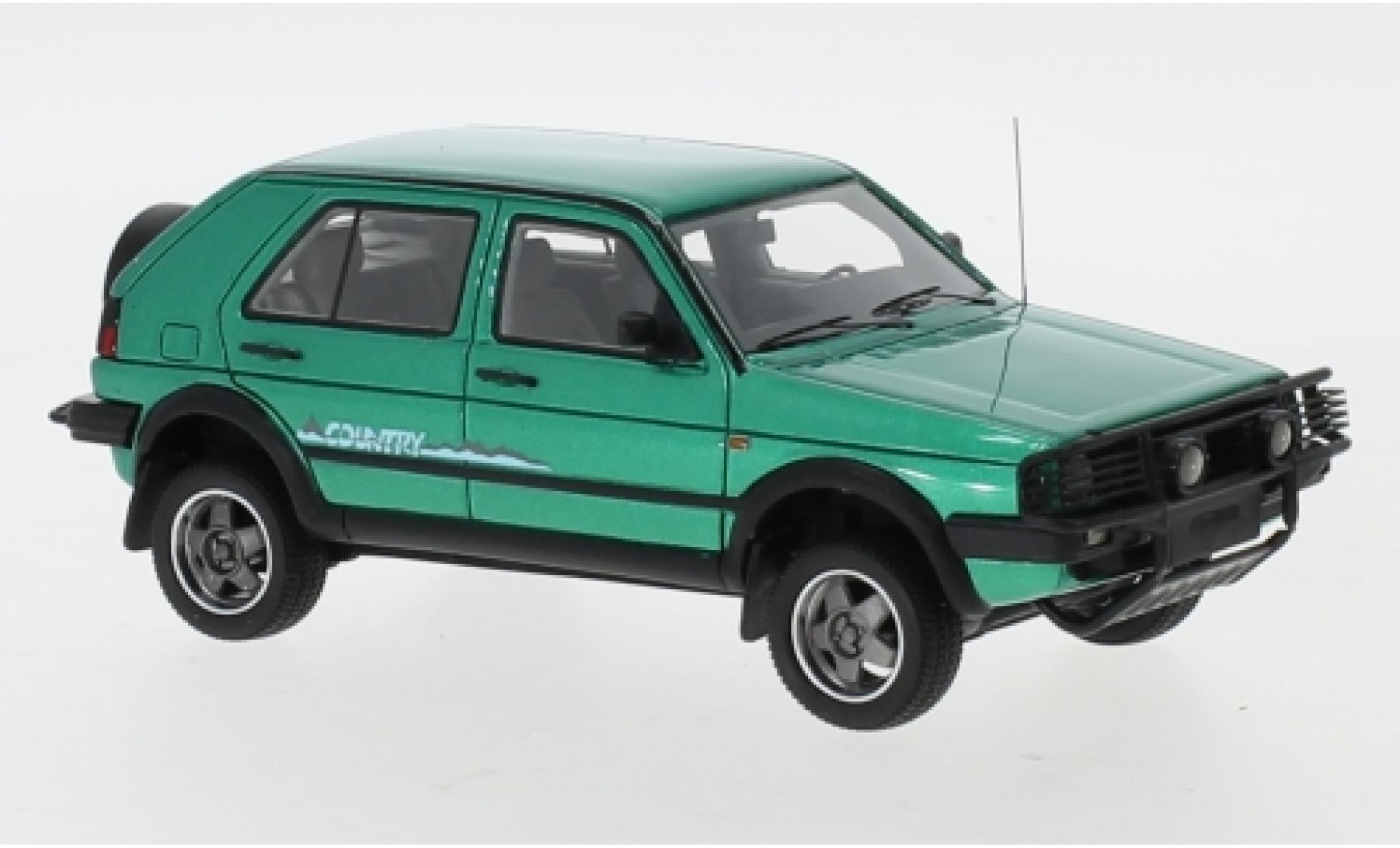 Volkswagen Golf 1/43 Neo II Country metallico verde 1990 modellino in miniatura
