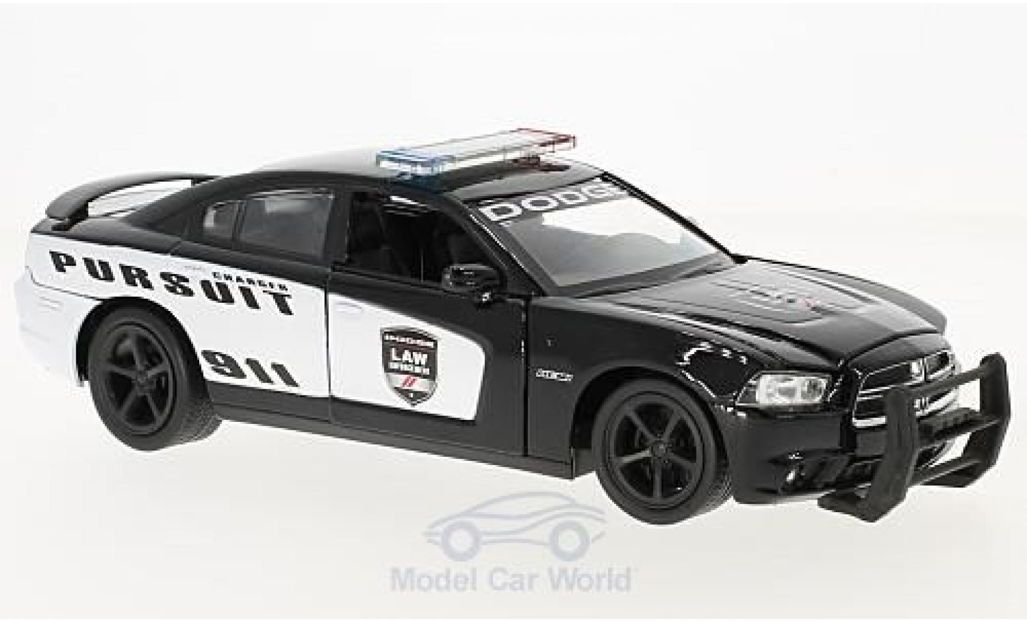 Dodge Charger Police 1/24 New Ray Pursuit Police modellino in miniatura
