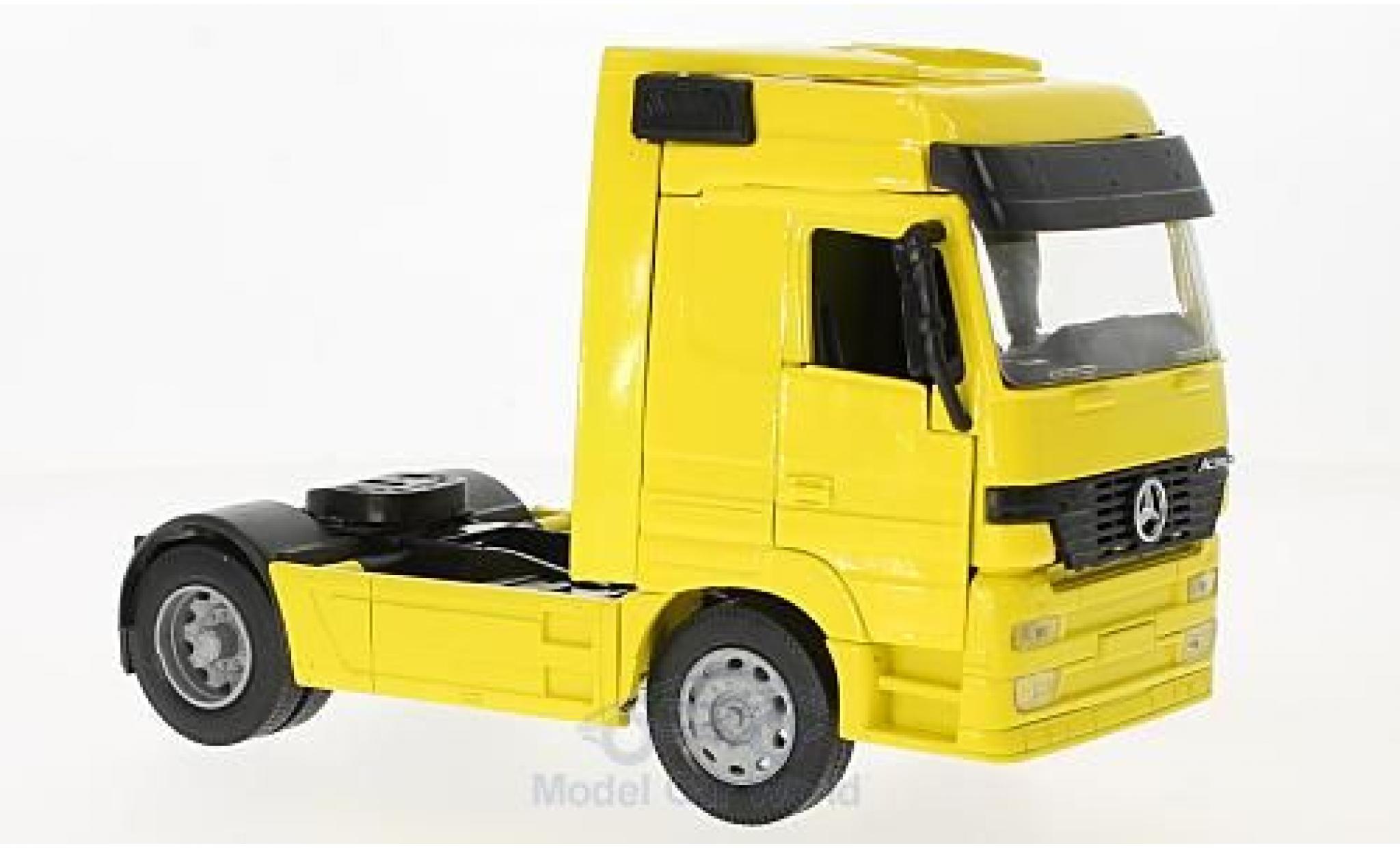 Mercedes Actros 1/32 New Ray 1857 giallo Zugmaschine modellino in miniatura