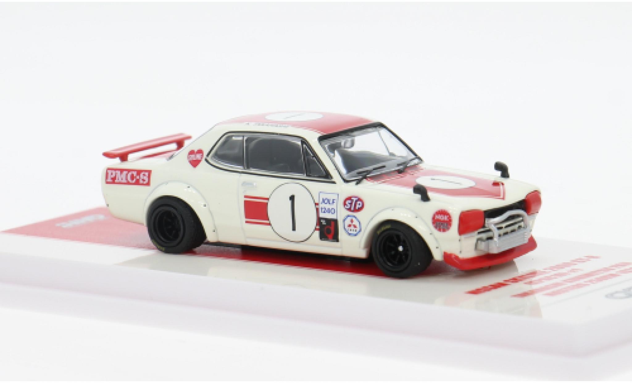 Nissan Skyline 1/64 INNO64 2000 GT-R (KPGC10) Fuji Masters 250km 1971 #1 T.Kunimitsu 1:64 modellino in miniatura