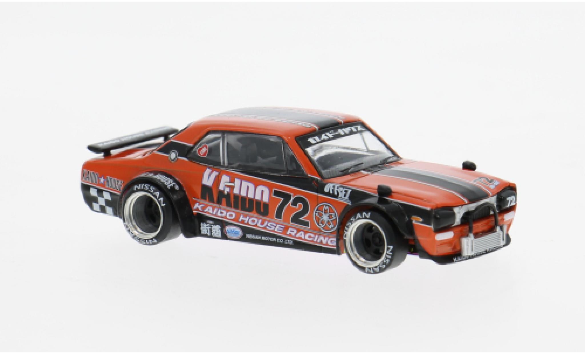 Nissan Skyline 1/64 Mini GT 2000 GT-R (KPGC10) orange/Dekor 1:64 modellino in miniatura