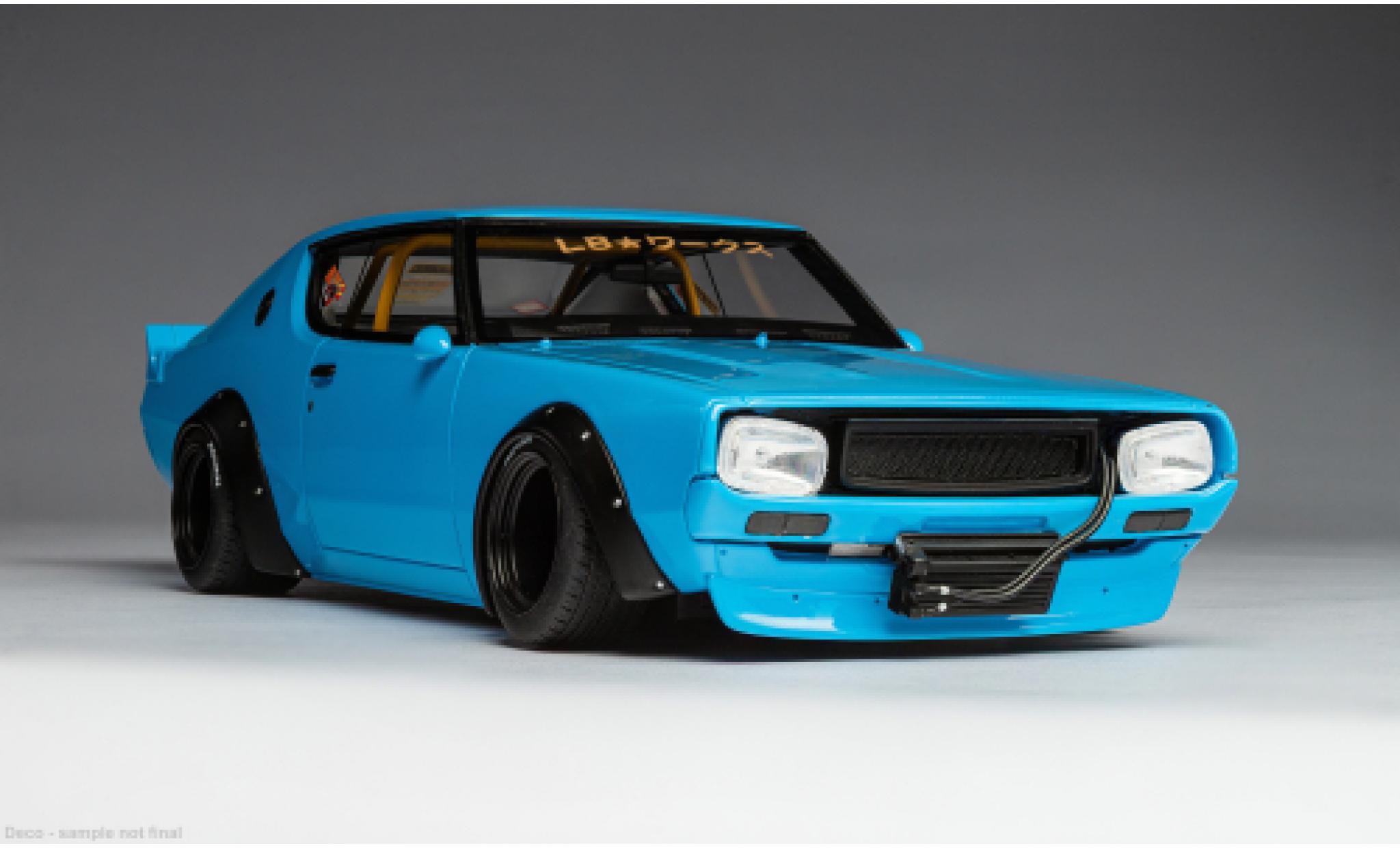Nissan Skyline 1/18 Ottomobile 2000 GT-R (KPGC110) blau 2024 1:18 modellino in miniatura