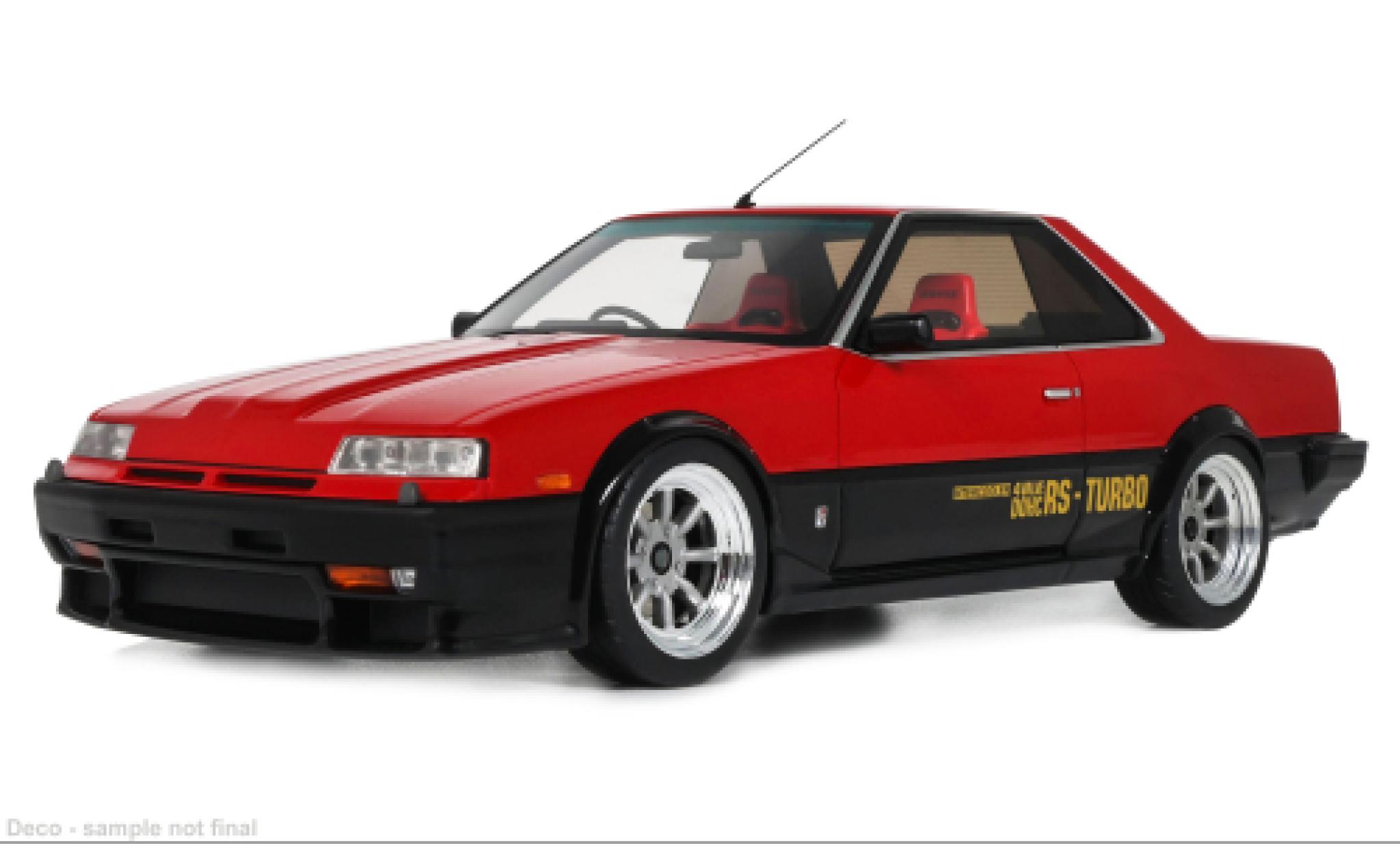 Nissan Skyline 1/18 Ottomobile 2000 RS-X Turbo (DR30) rot/schwarz 1984 1:18 modellini auto