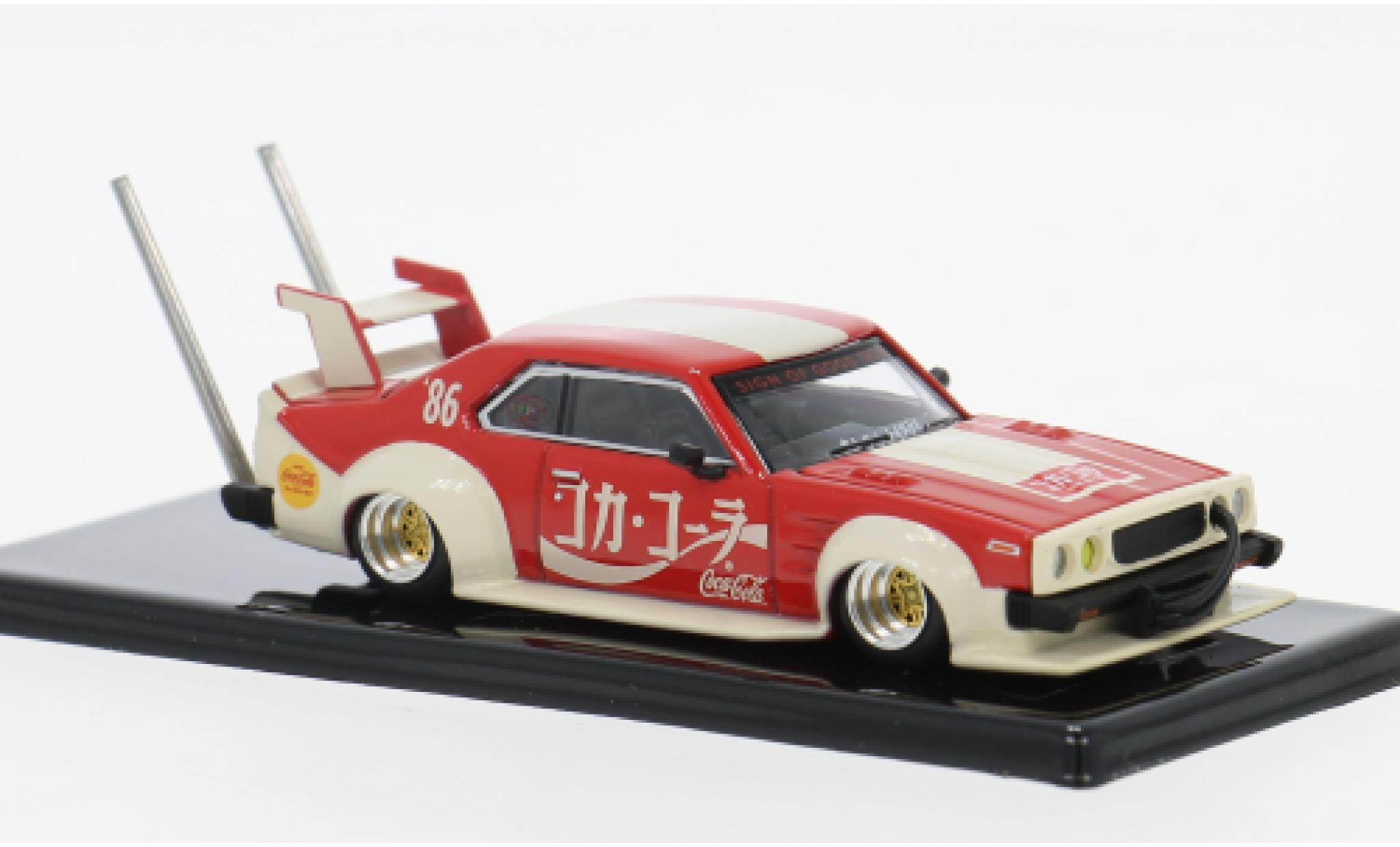 Nissan Skyline 1/64 Pop Race (C210) Bosozuko Style Coca Cola 1:64 modellino in miniatura