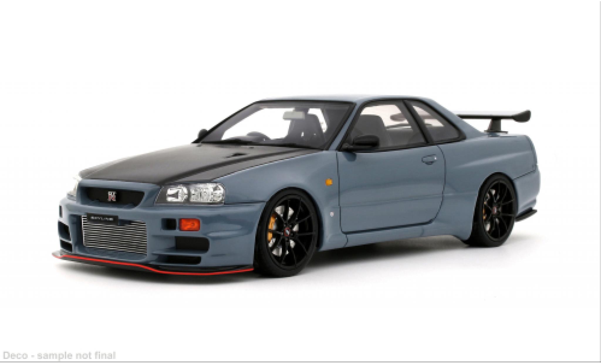 Nissan Skyline 1/18 Ottomobile GT-R (BNR34) grau/schwarz 2025 1:18 modellini auto