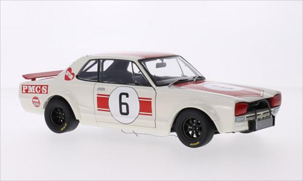 Nissan Skyline 1/18 Autoart GT-R (KPGC10) RHD No.6 GP Japan 1971 modellino in miniatura