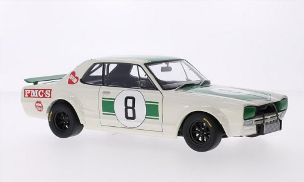 Nissan Skyline 1/18 Autoart GT-R (KPGC10) RHD No.8 GP Japan 1971 modellino in miniatura